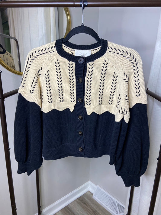 The Great The Scallop Sophomore Cardigan size XS
