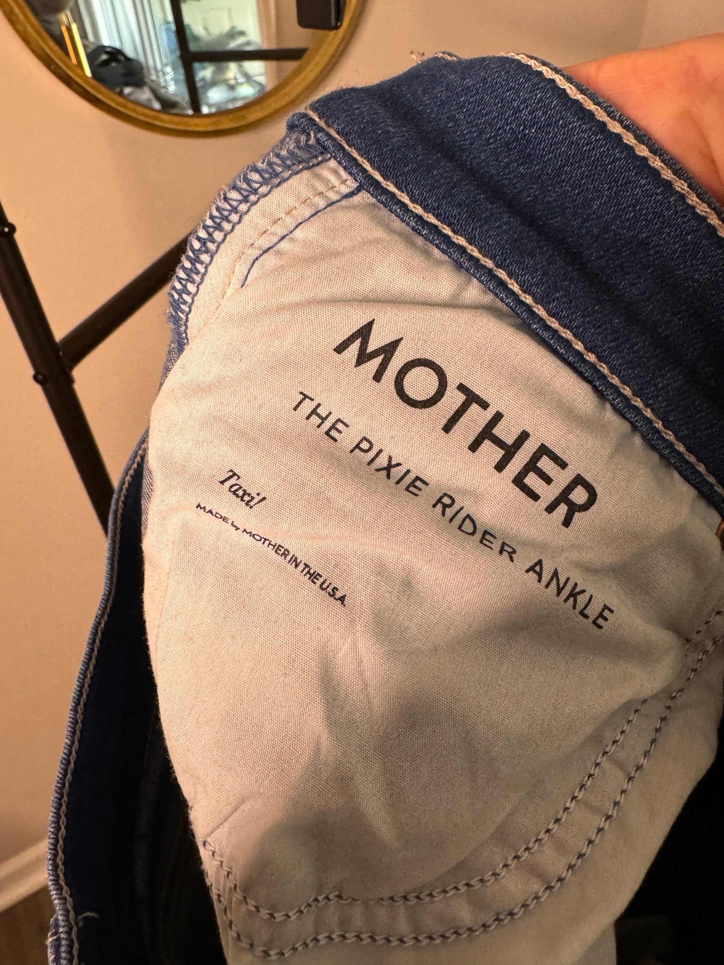 Mother The Pixie Rider Ankle Jeans size 28