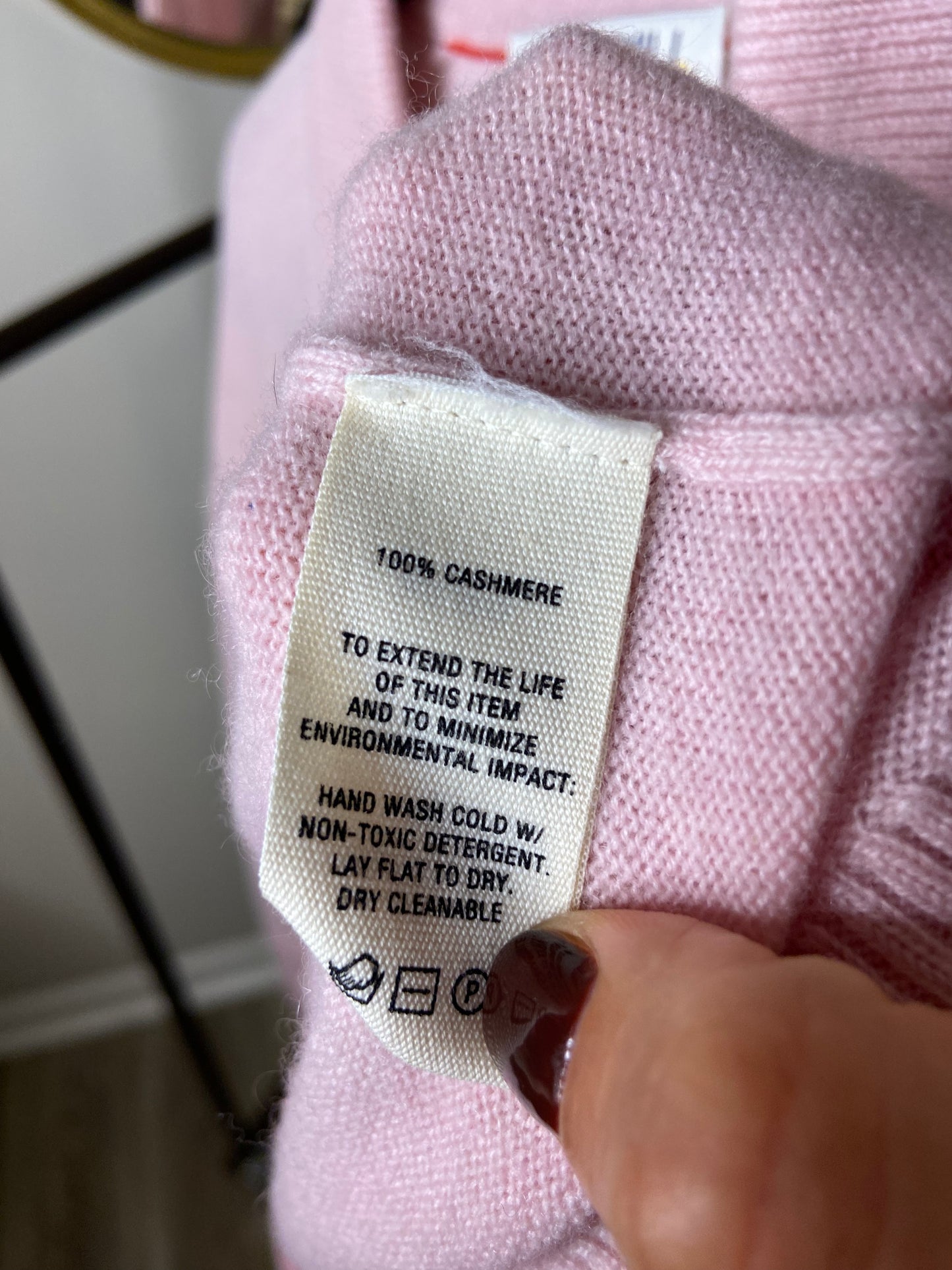 Alex Mill Isa Baby Pink Polo Cashmere Sweater size M