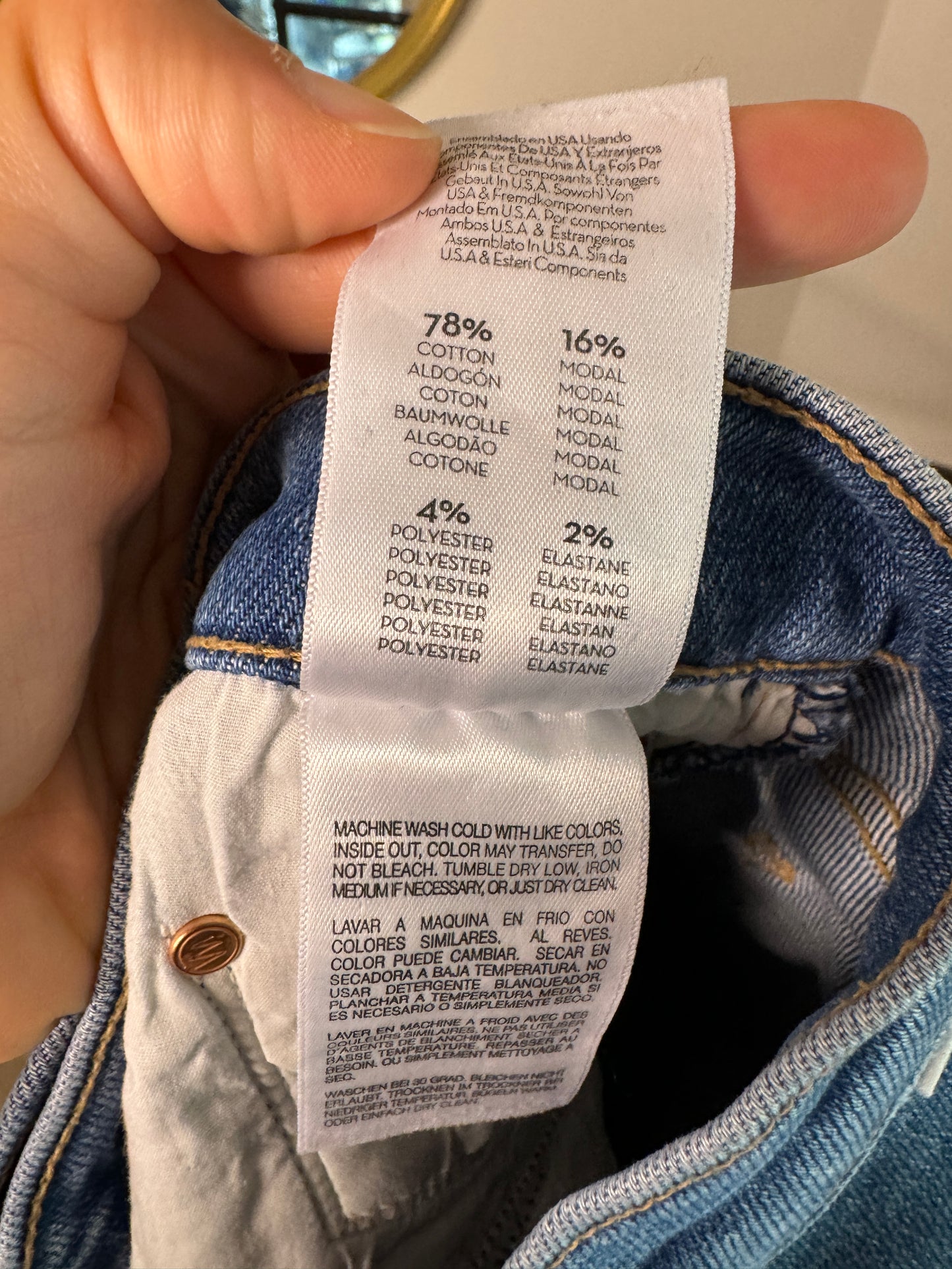 Mother The Tripper Ankle Fray Jeans size 25