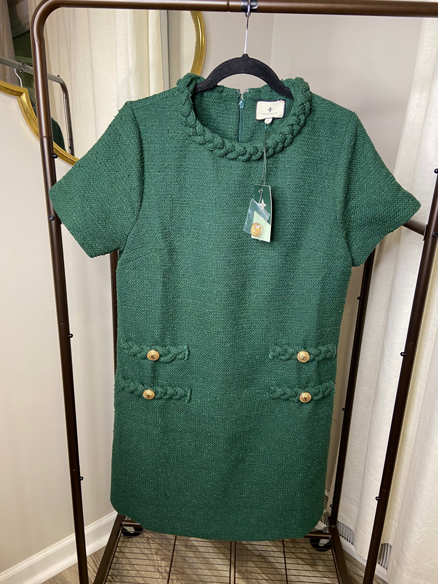 Tuckernuck Tweed Jackie Mini Dress size L