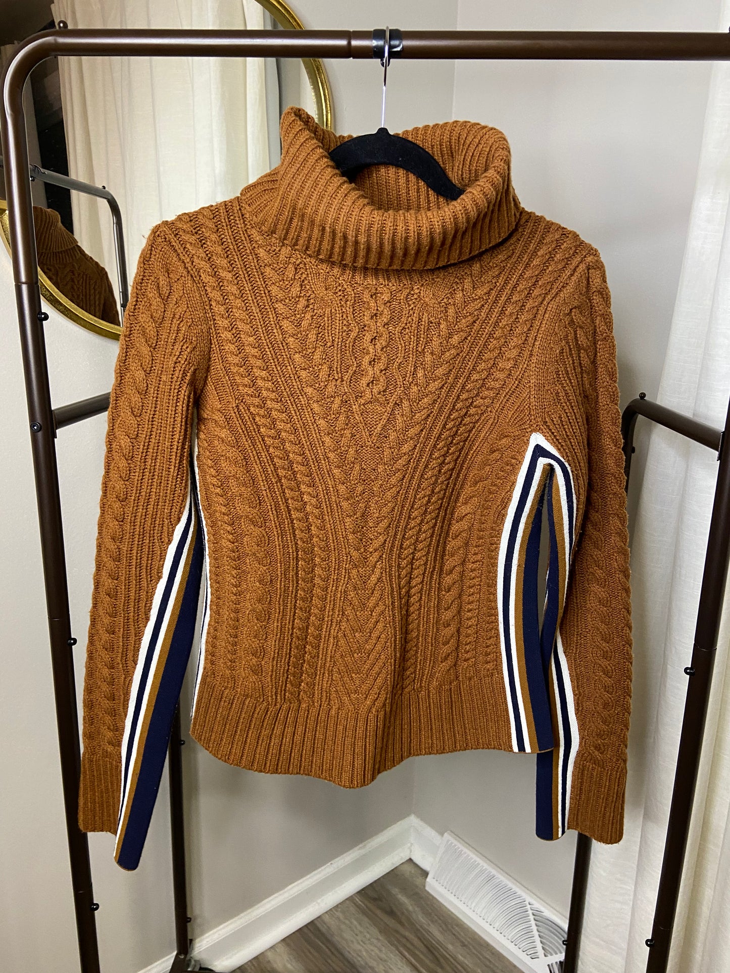 Veronica Beard Maril Turtleneck Sweater size M