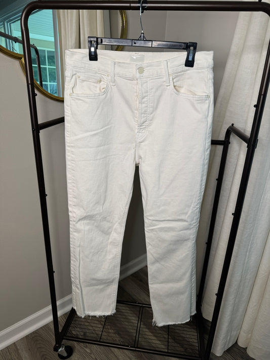 Mother The Tripper Ankle Fray size 33