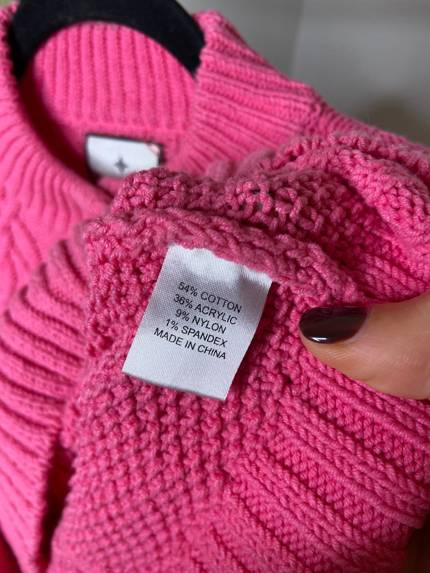 Tuckernuck Hot Pink Cotton Colette Cardigan size S