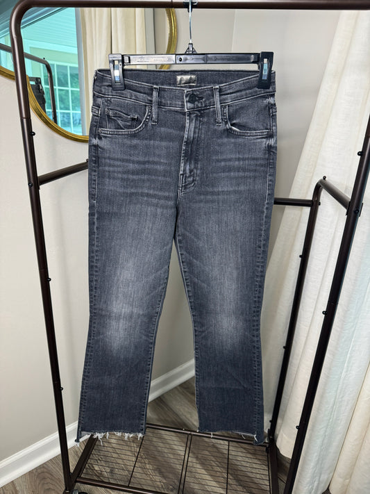 Mother The Insider Crop Step Fray Jeans size 27