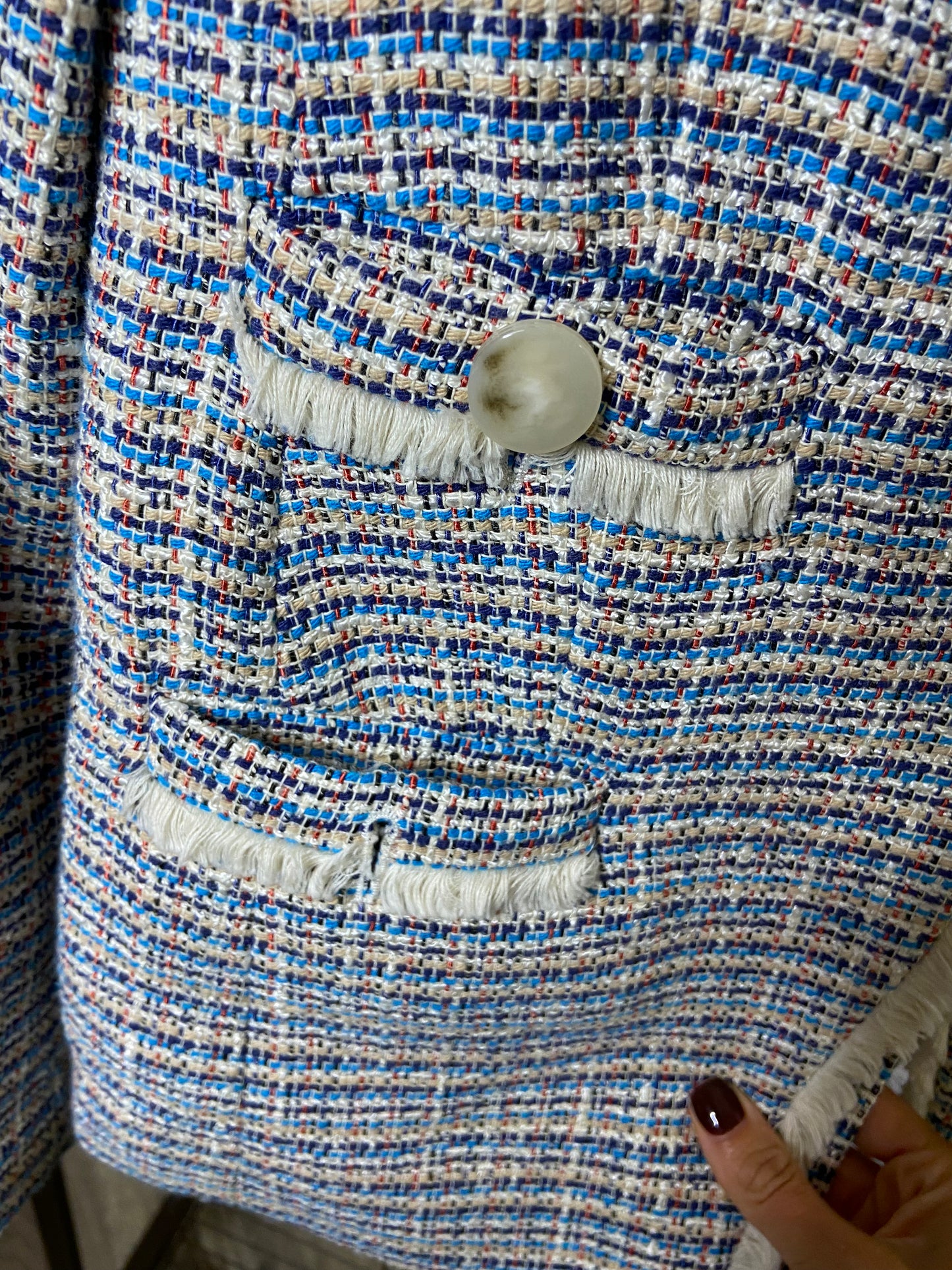 Veronica Beard Ada Tweed Blazer size 6