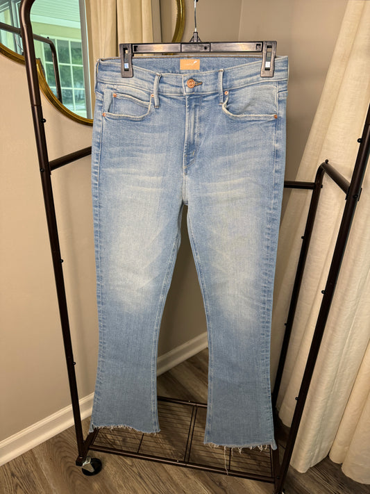 Mother The Runaway Step Fray Jeans Size 29