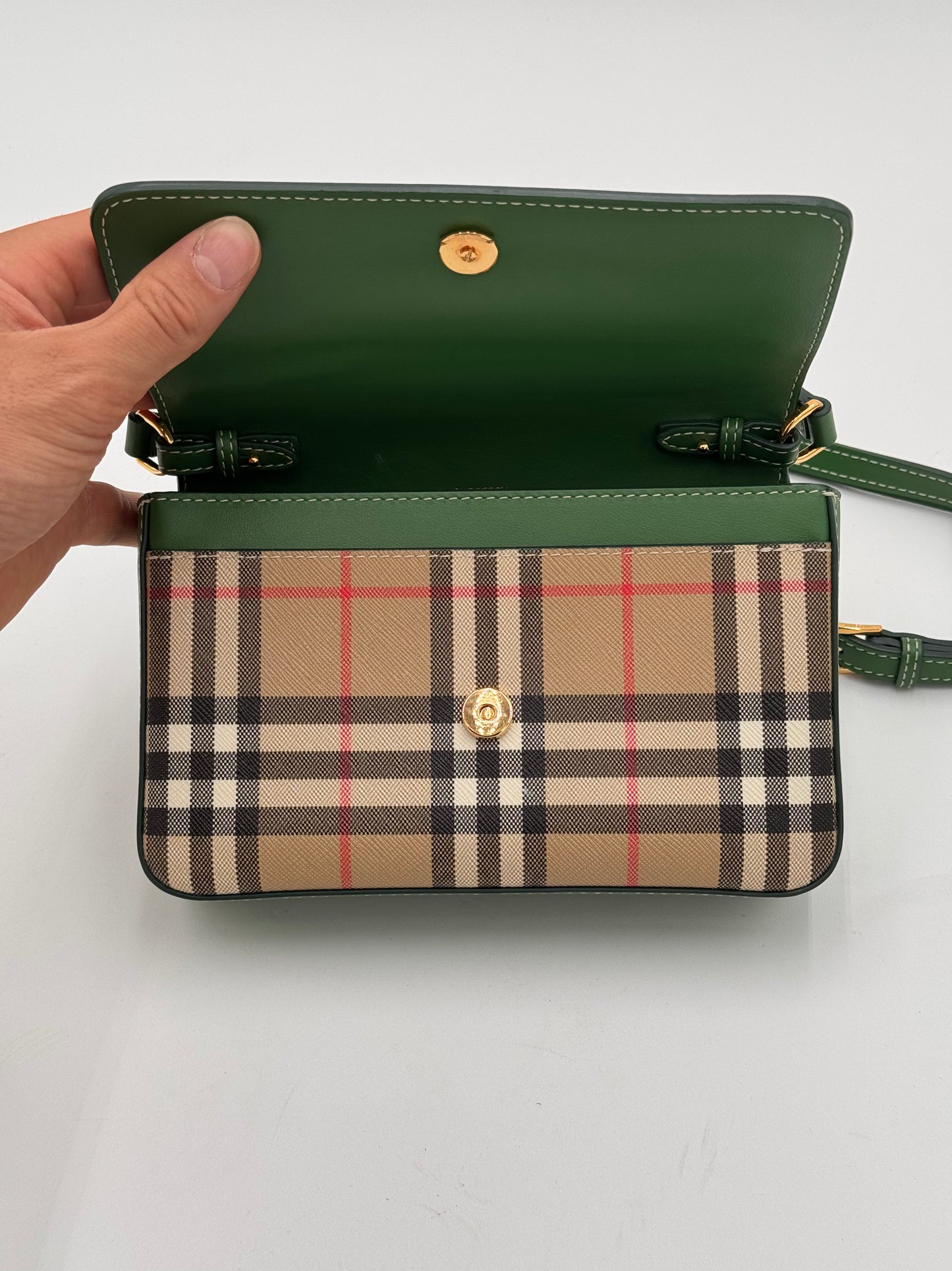 Burberry New Hampshire Vintage Check Crossbody Bag