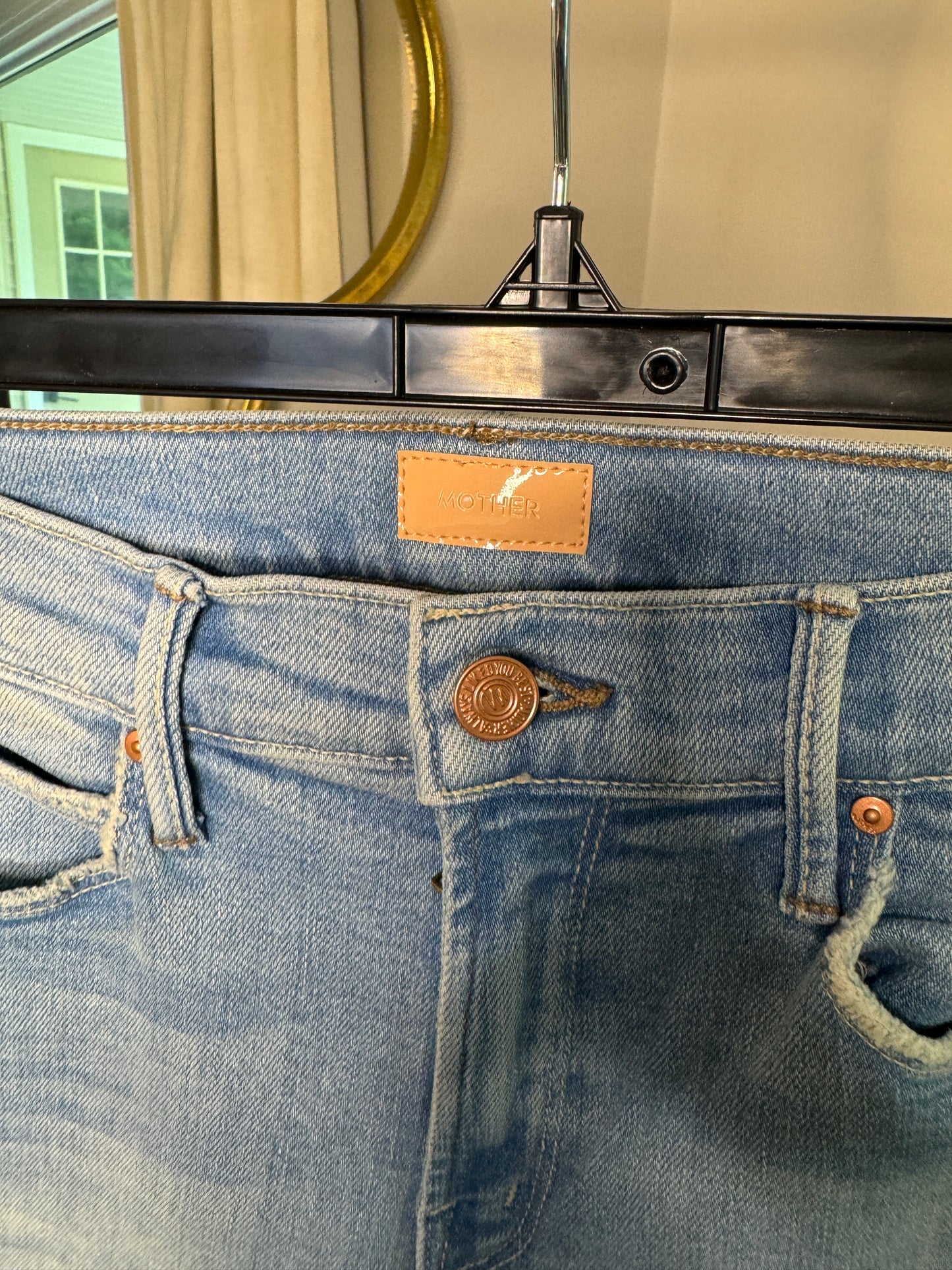 Mother The Runaway Step Fray Jeans Size 29