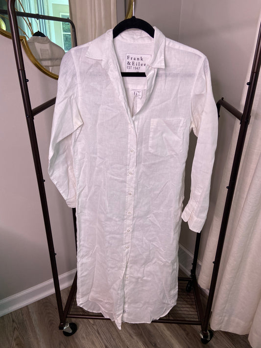 Frank and Eileen Rory Shirt Dress Linen size XXS