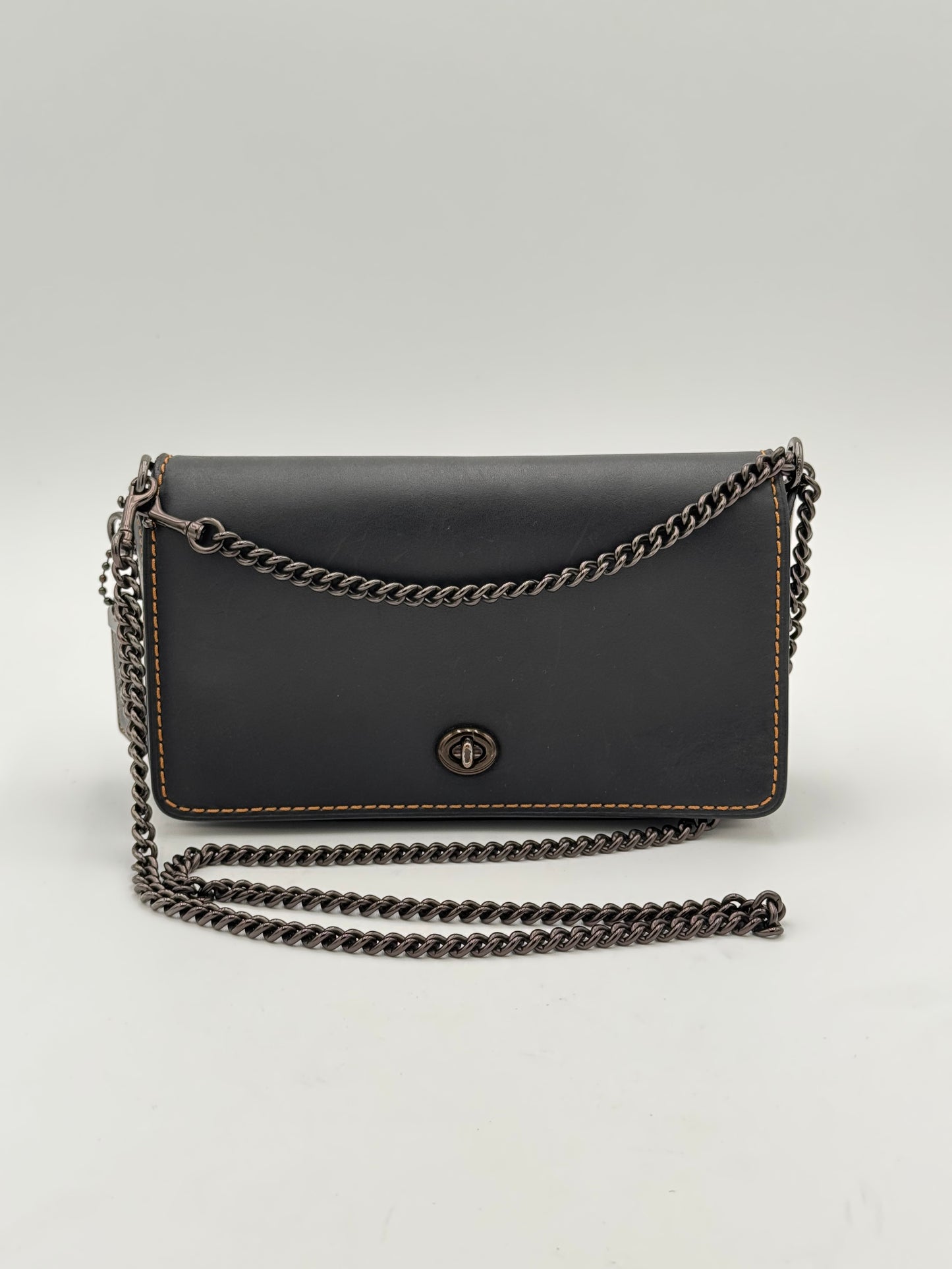 Coach Dinky Crossbody Bag Small Black / Honey