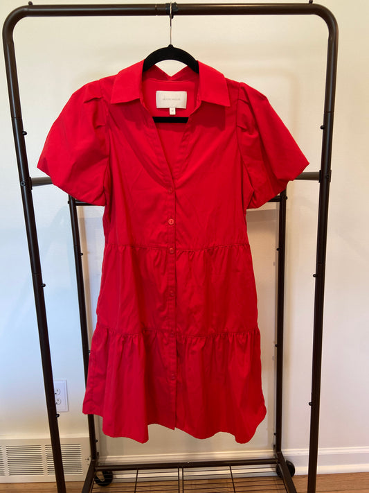 Brochu Walker Mini Havana Dress Carmine Red size XS