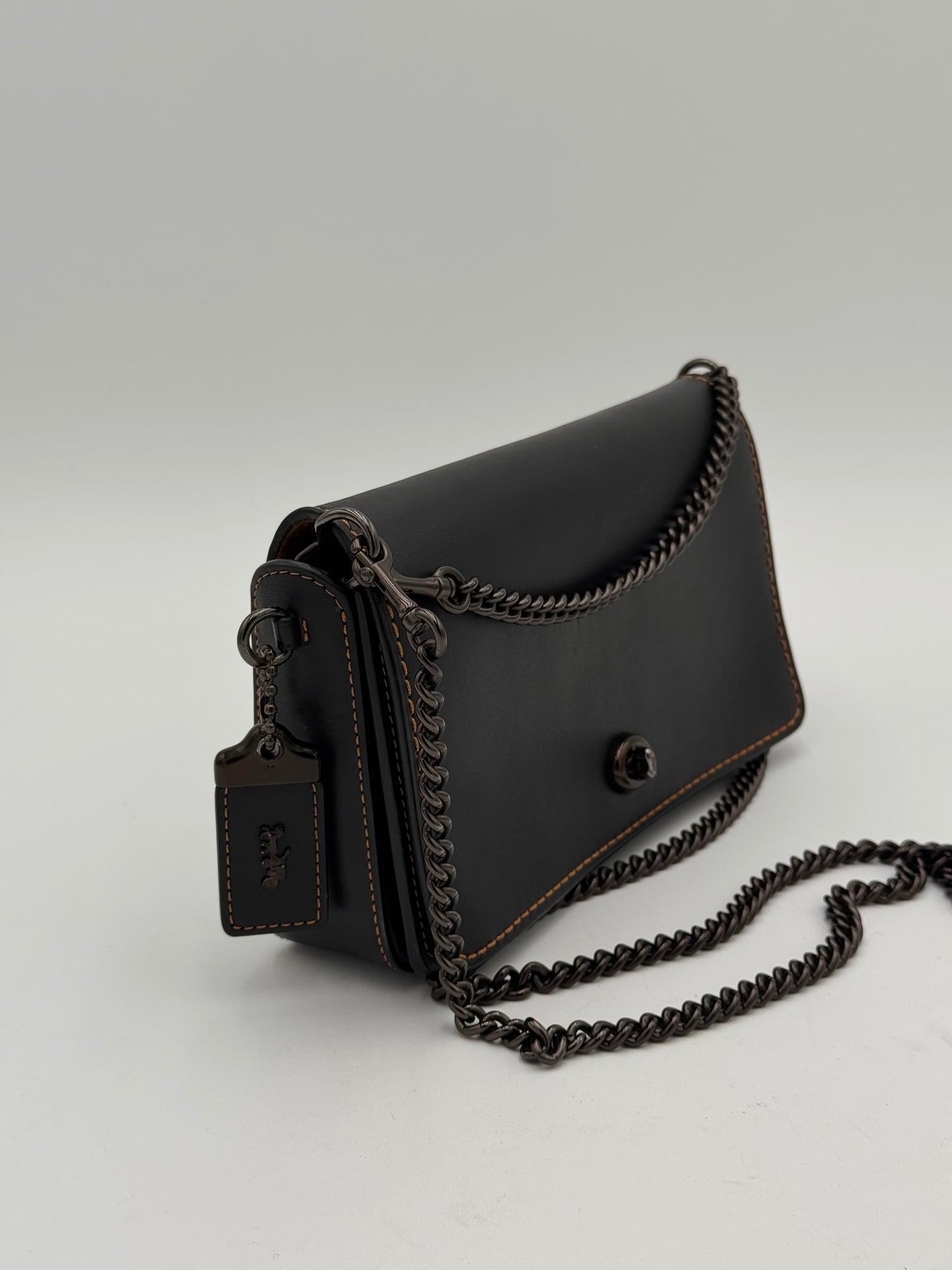 Coach Dinky Crossbody Bag Small Black / Honey