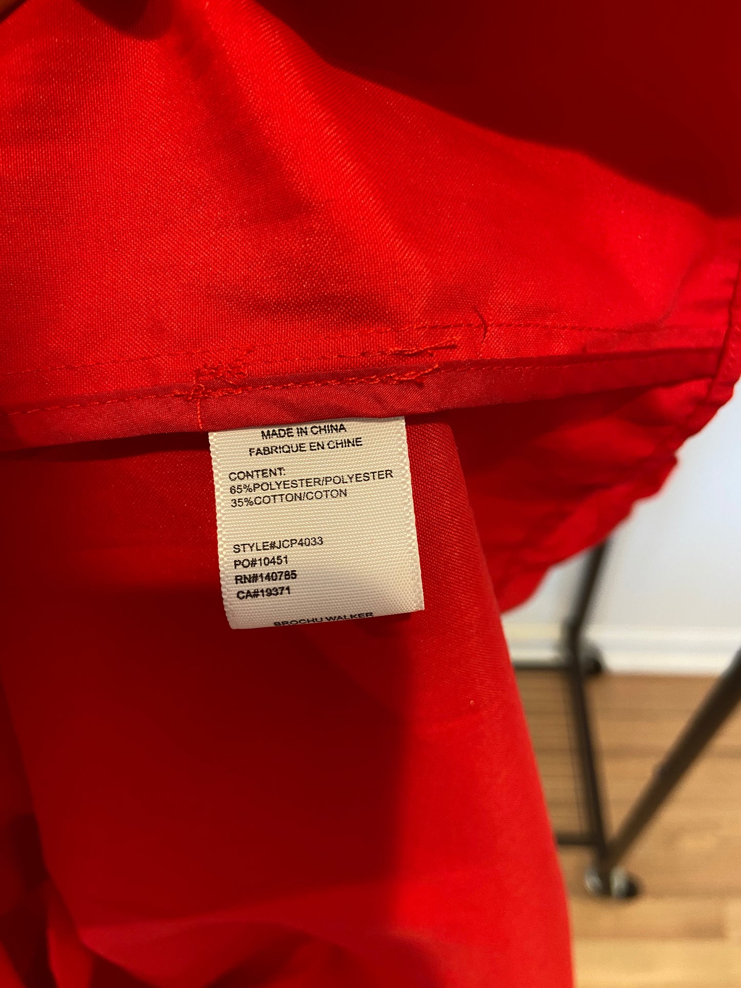 Brochu Walker Mini Havana Dress Carmine Red size XS