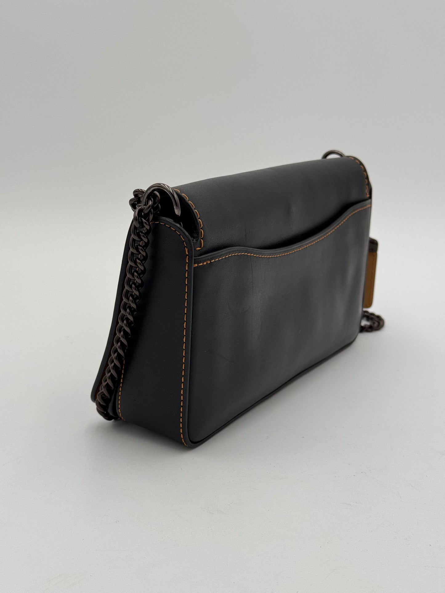 Coach Dinky Crossbody Bag Small Black / Honey