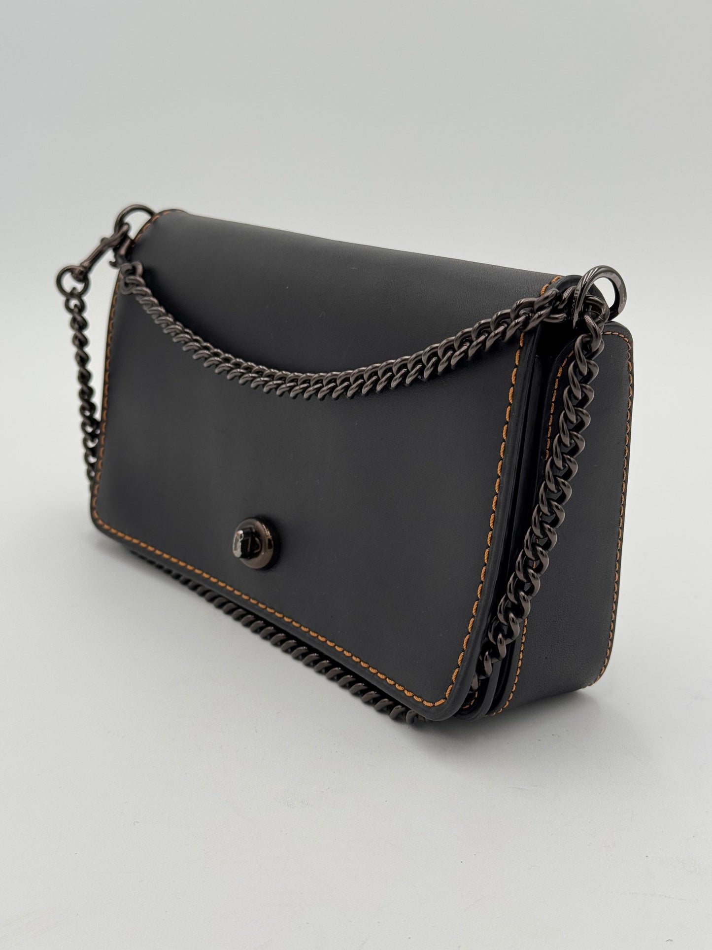 Coach Dinky Crossbody Bag Small Black / Honey