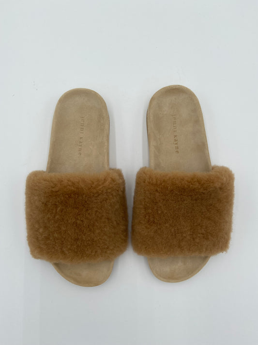 Jenni Kayne Suede Shearling Slides size 37