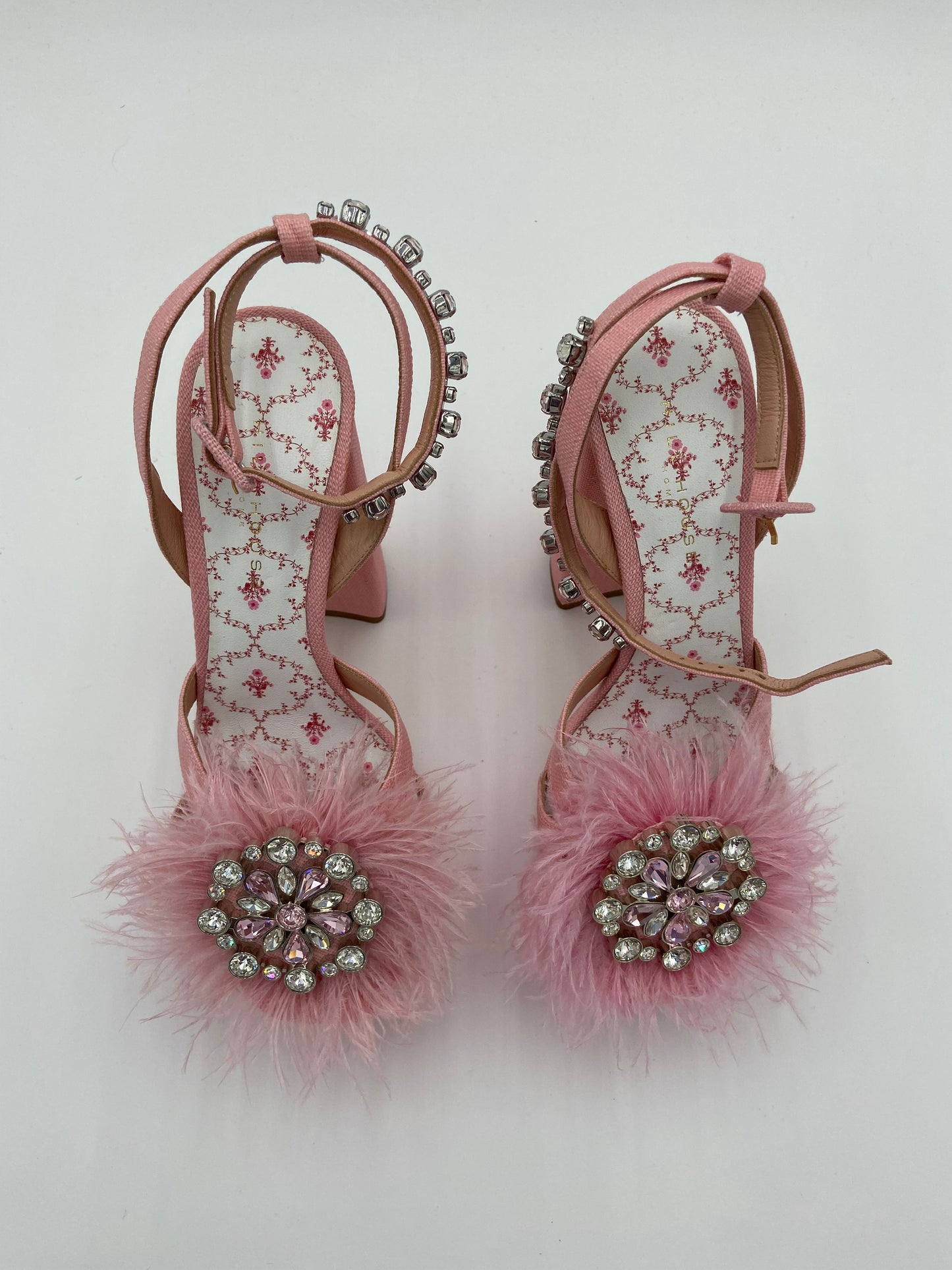 Hill House Party Feather Platforms Heels size 36.5