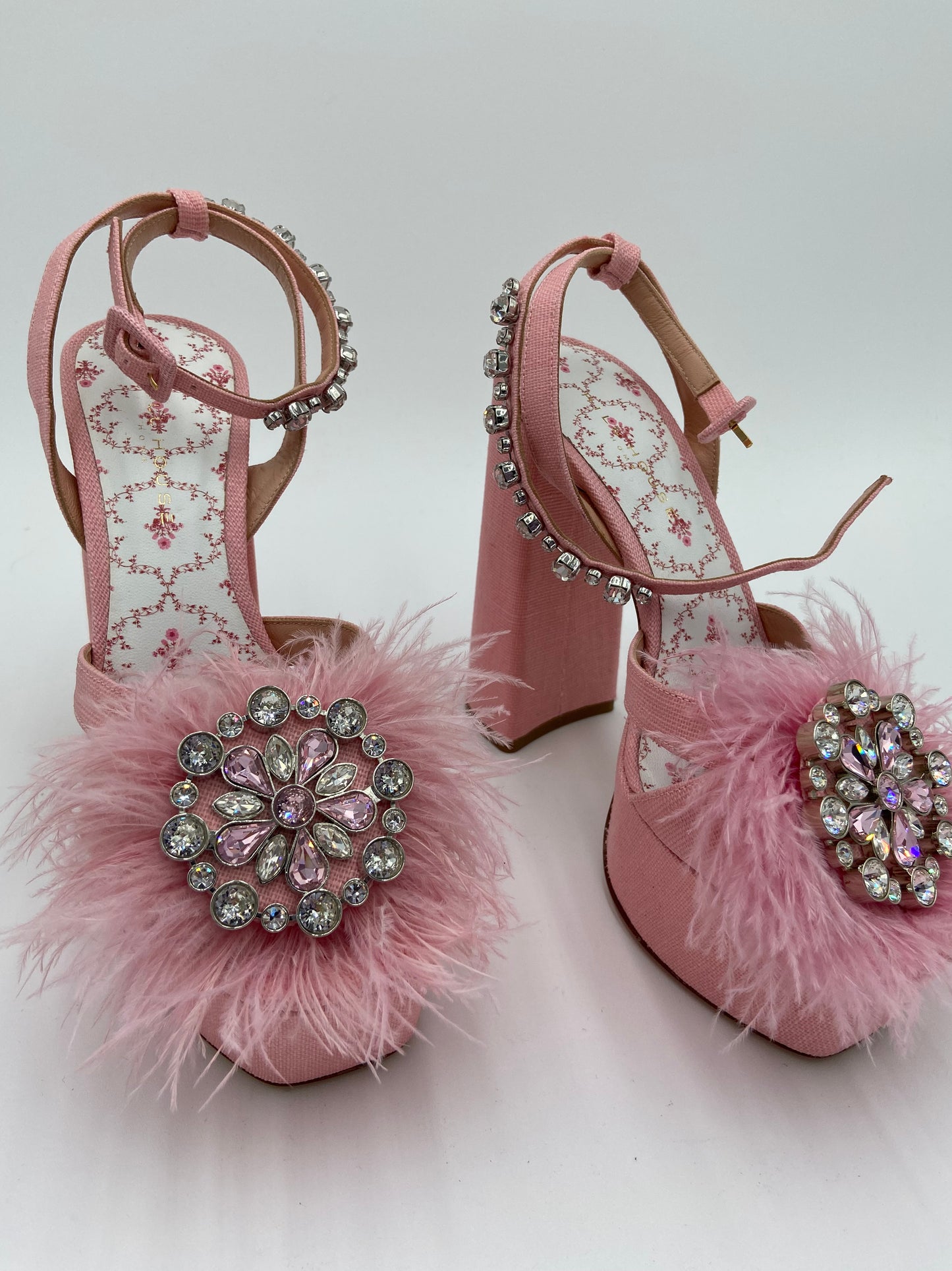 Hill House Party Feather Platforms Heels size 36.5