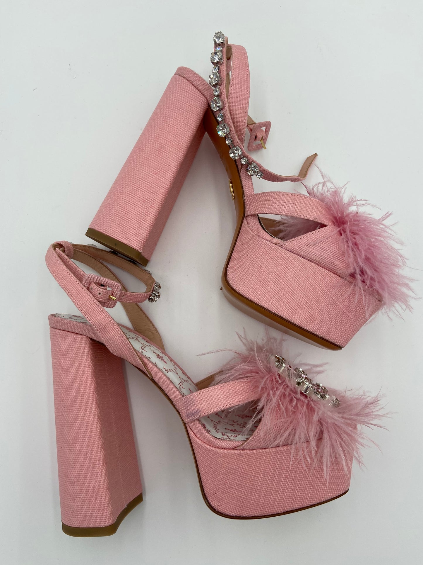 Hill House Party Feather Platforms Heels size 36.5