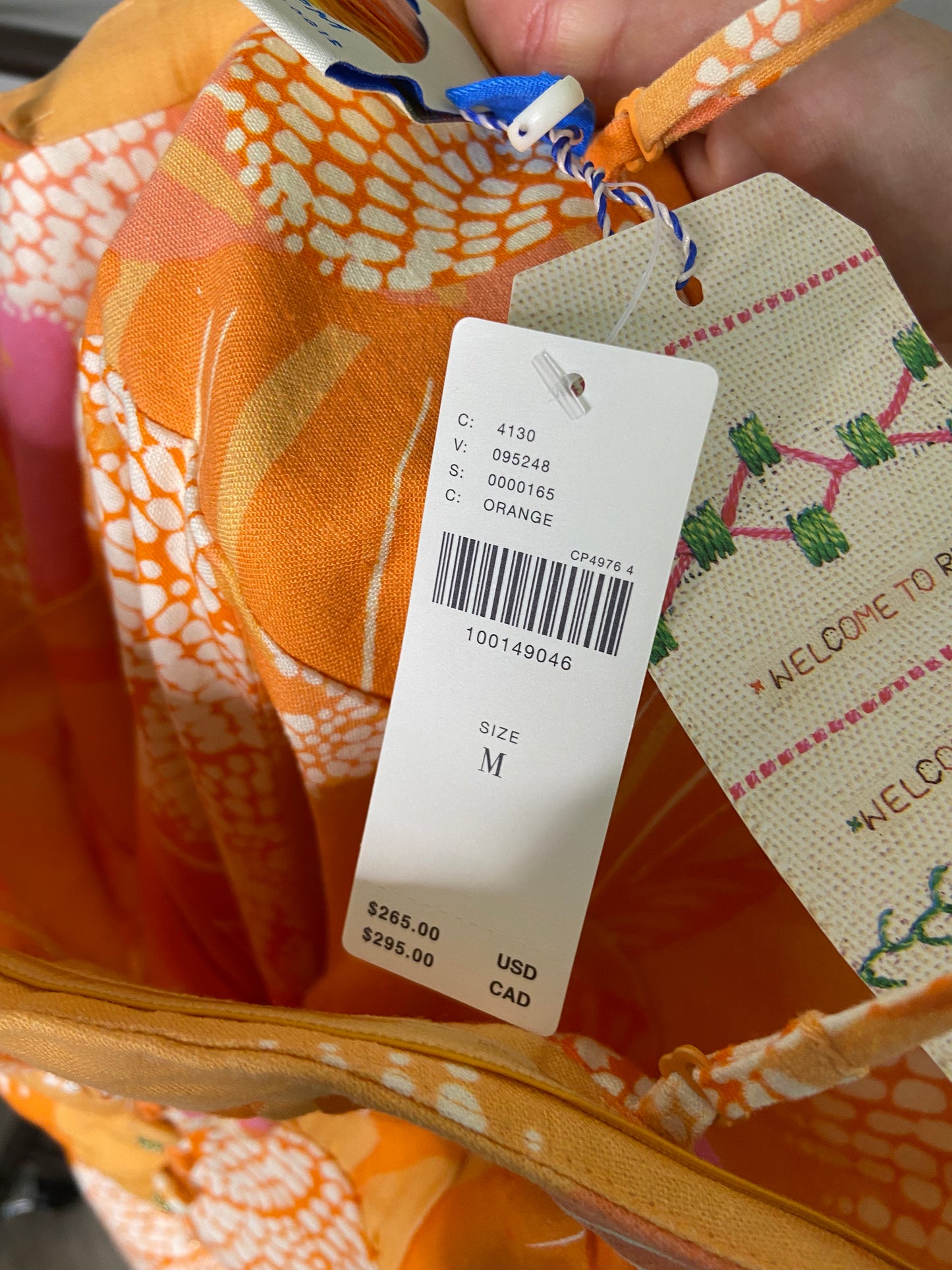 Farm Rio Linen Blend Strapless Drop-Waist Maxi Dress size M
