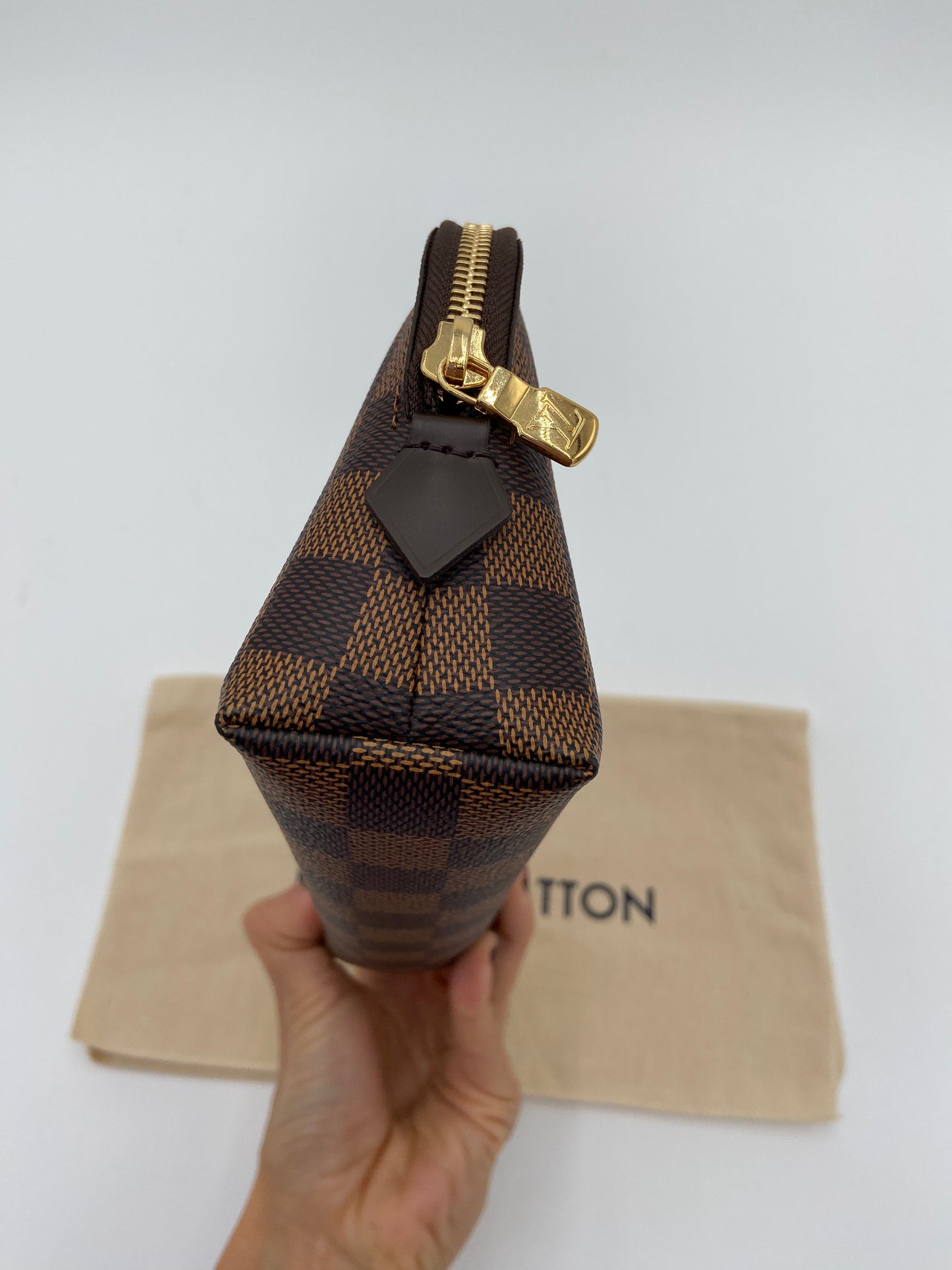 Louis Vuitton Damier Ebene Cosmetic Pouch GM