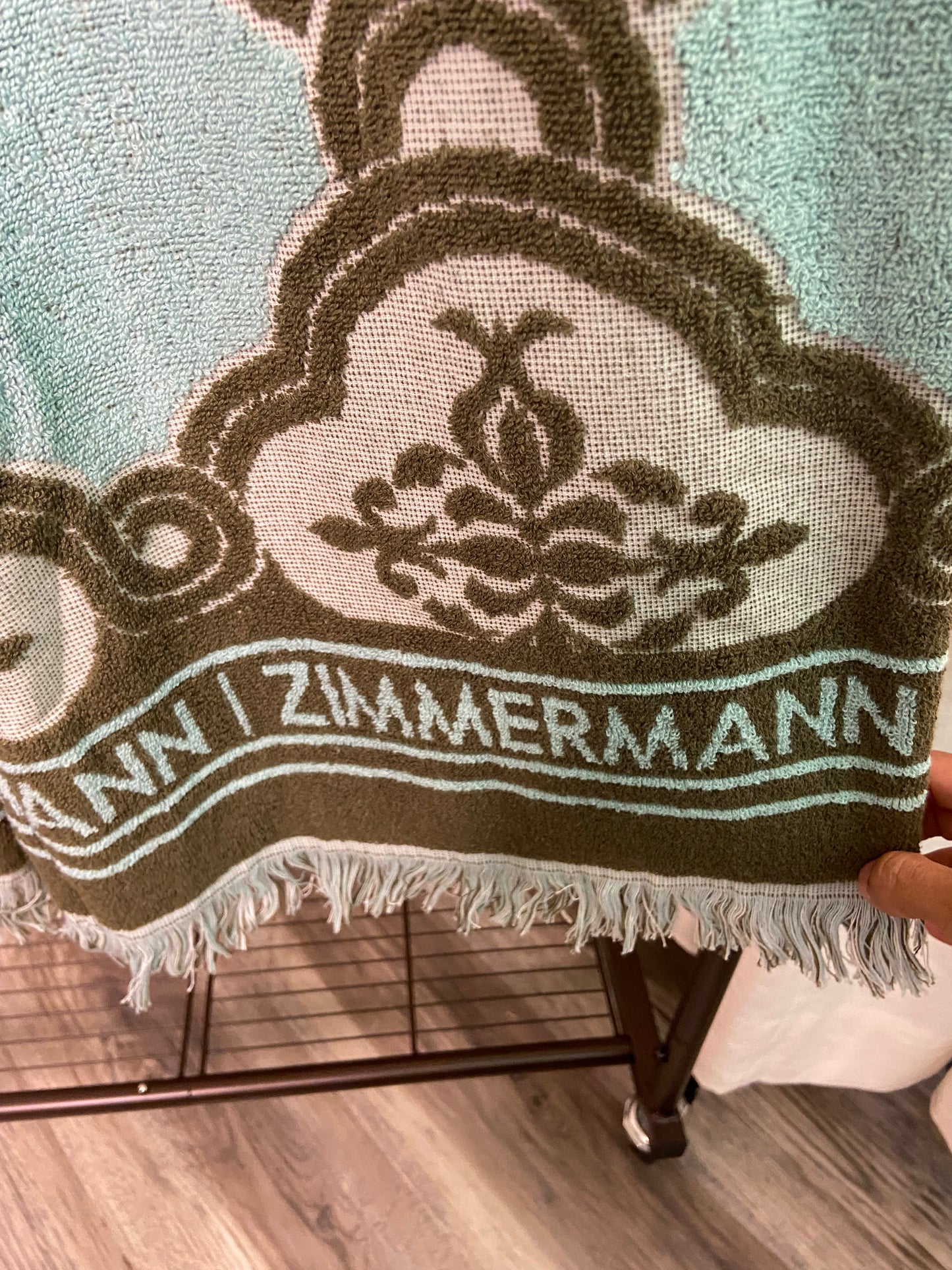 Zimmermann Lyre Terry Towel Wide-Leg Pants size US 4