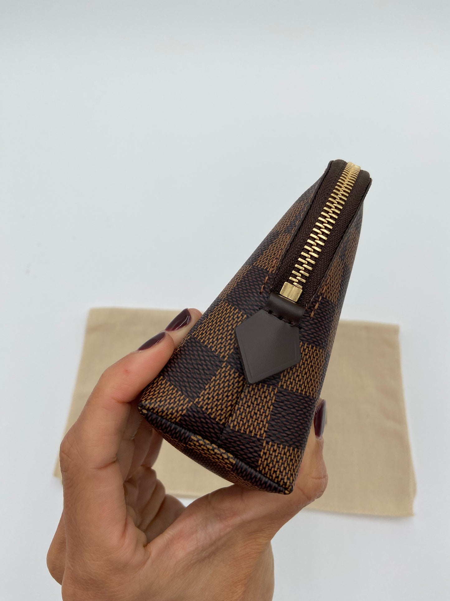Louis Vuitton Damier Ebene Cosmetic Pouch GM