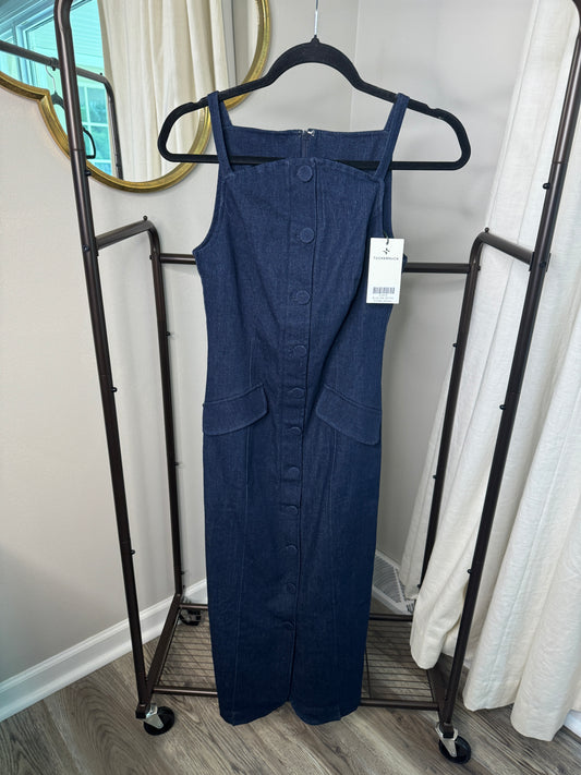 Tuckernuck Lilliana Denim Midi Dress size XS