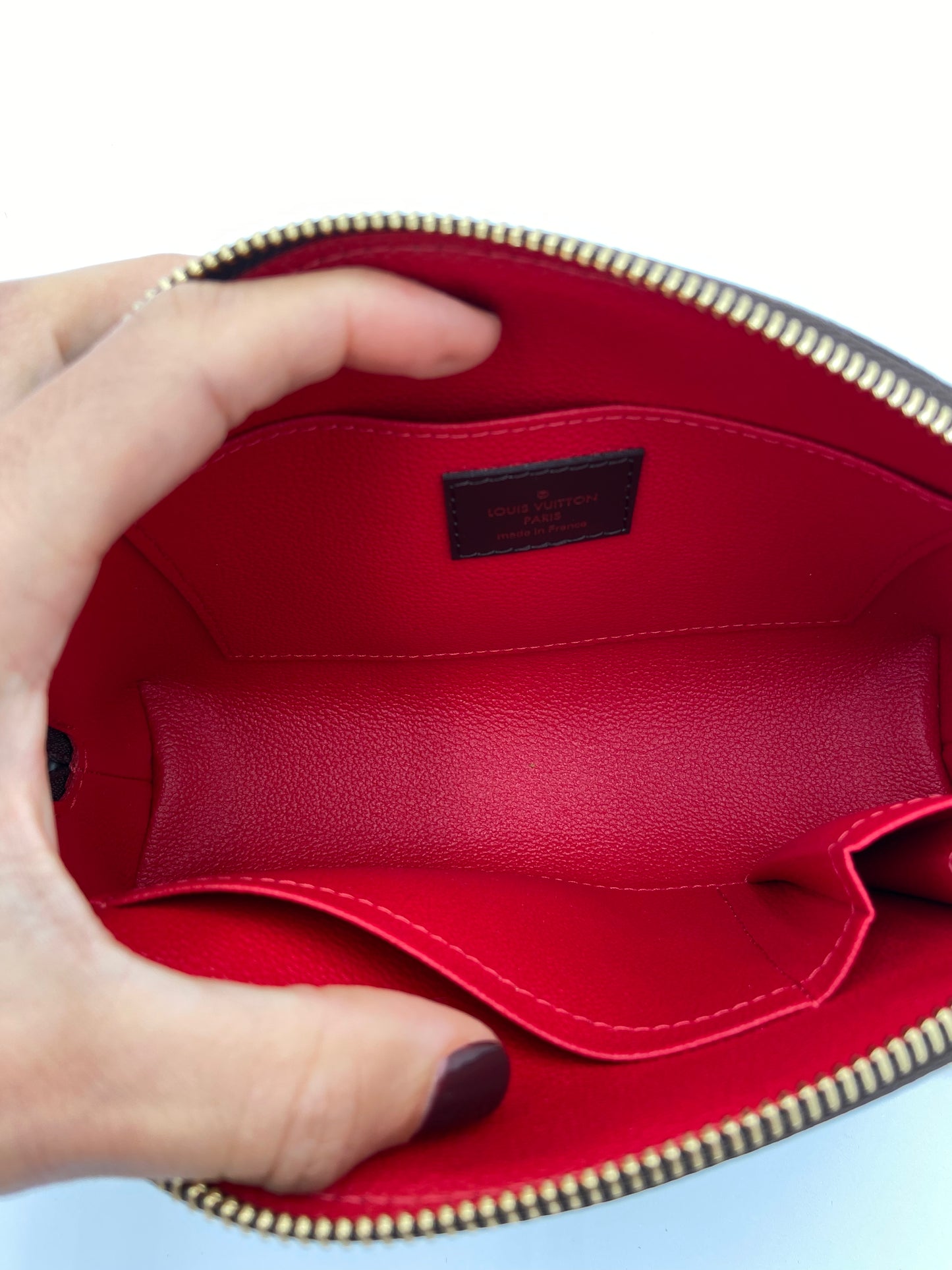 Louis Vuitton Damier Ebene Cosmetic Pouch GM