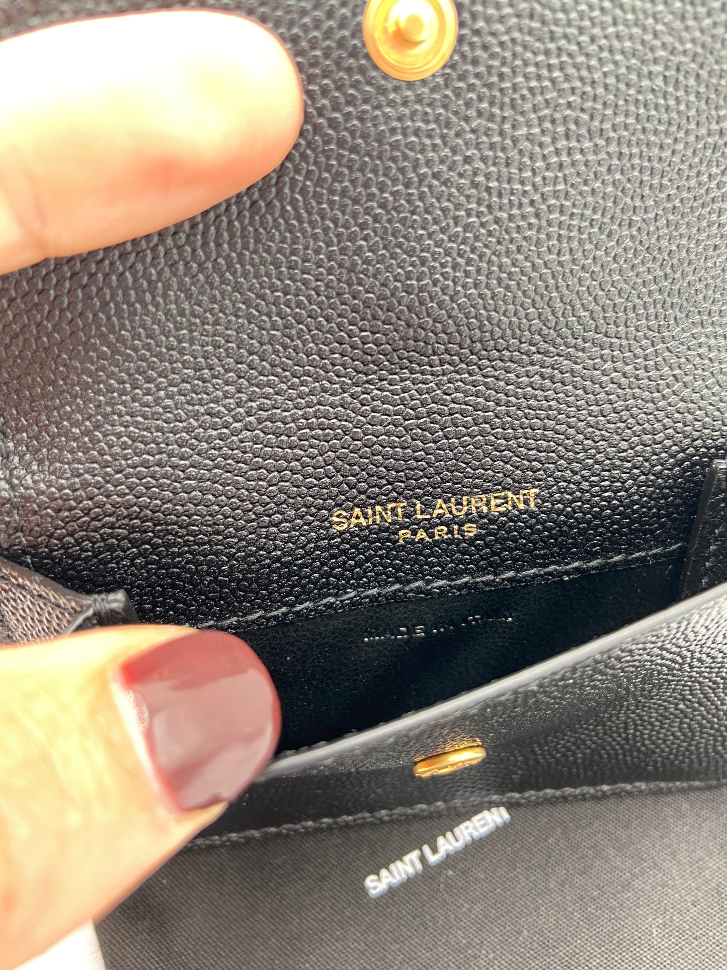 YSL Uptown Card Case