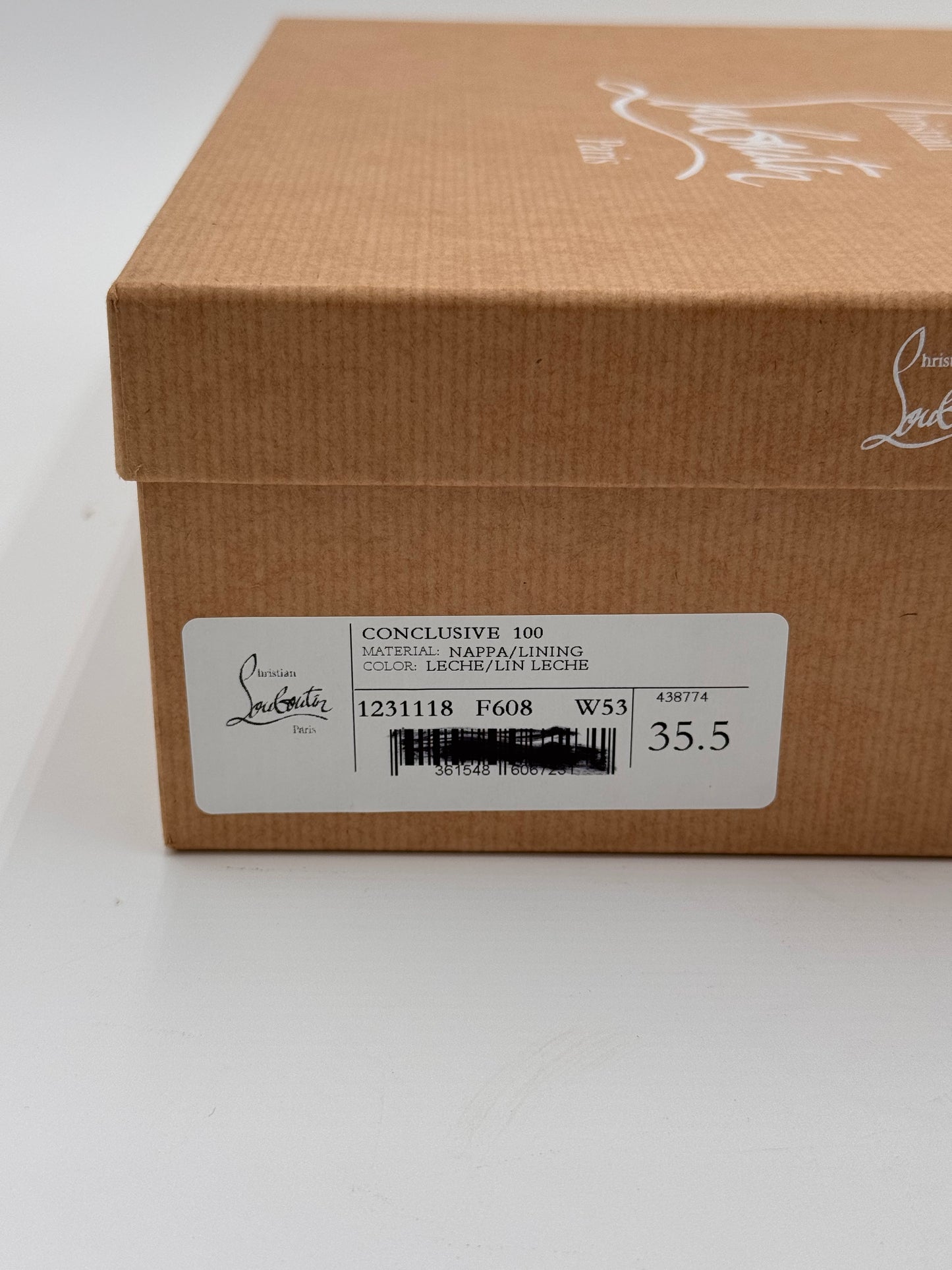 Christian Louboutin Conclusive 100 Double Ankle strap Heels Pumps Shoes size 35.5