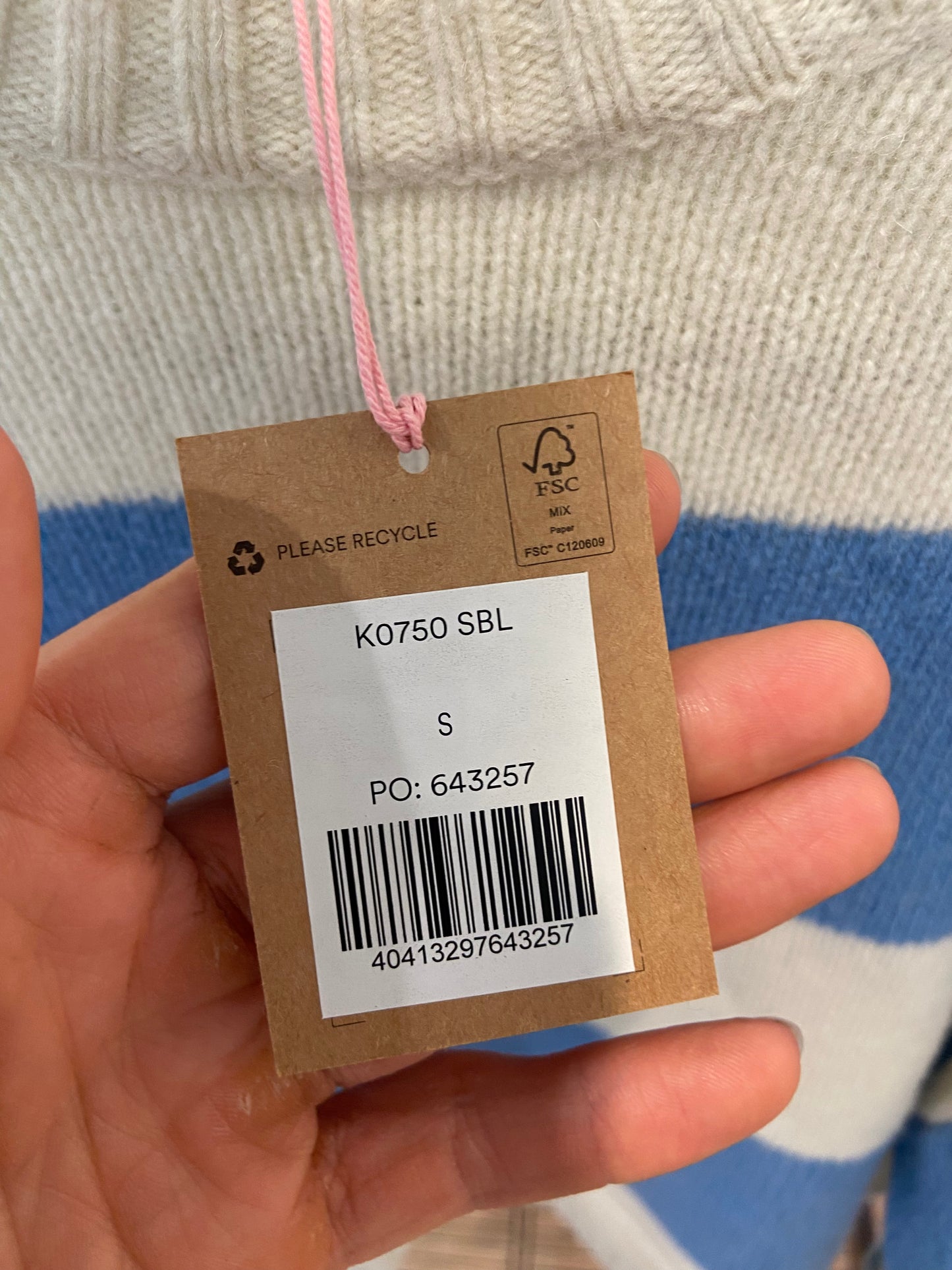 Boden Brushed Cropped Jumper size S