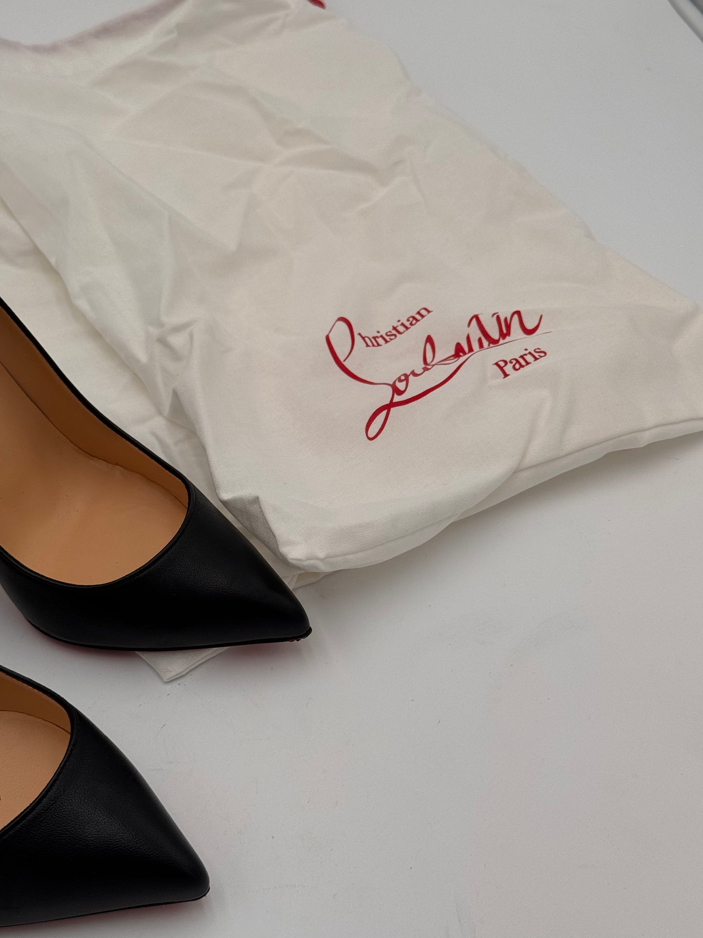 Christian Louboutin 100mm Kate High Heel Pumps in Nappa Leather size 35.5