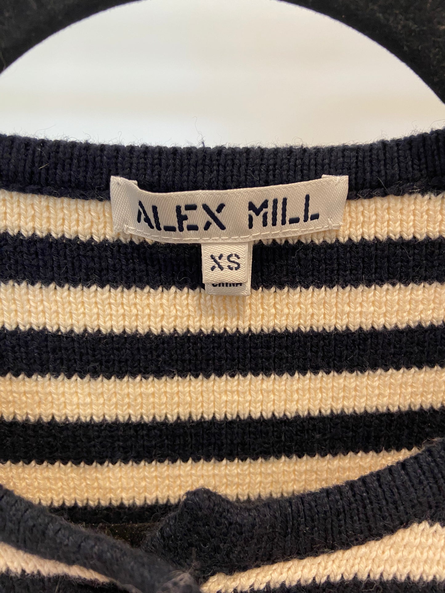 Alex Mill Paris Striped Sweater Jacket size XS