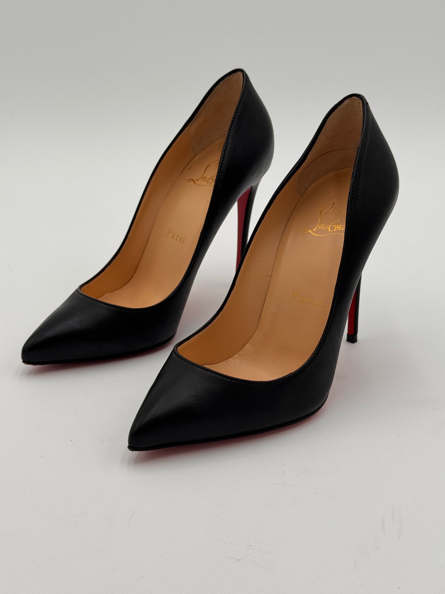 Christian Louboutin 100mm Kate High Heel Pumps in Nappa Leather size 35.5