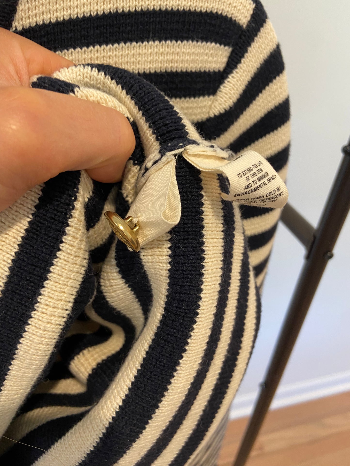 Alex Mill Paris Striped Sweater Jacket size XS