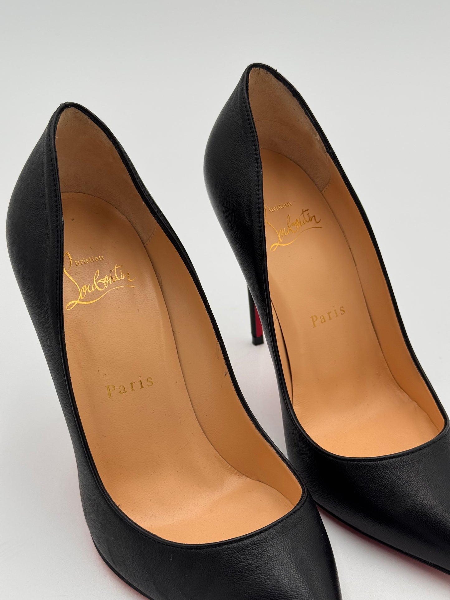 Christian Louboutin 100mm Kate High Heel Pumps in Nappa Leather size 35.5