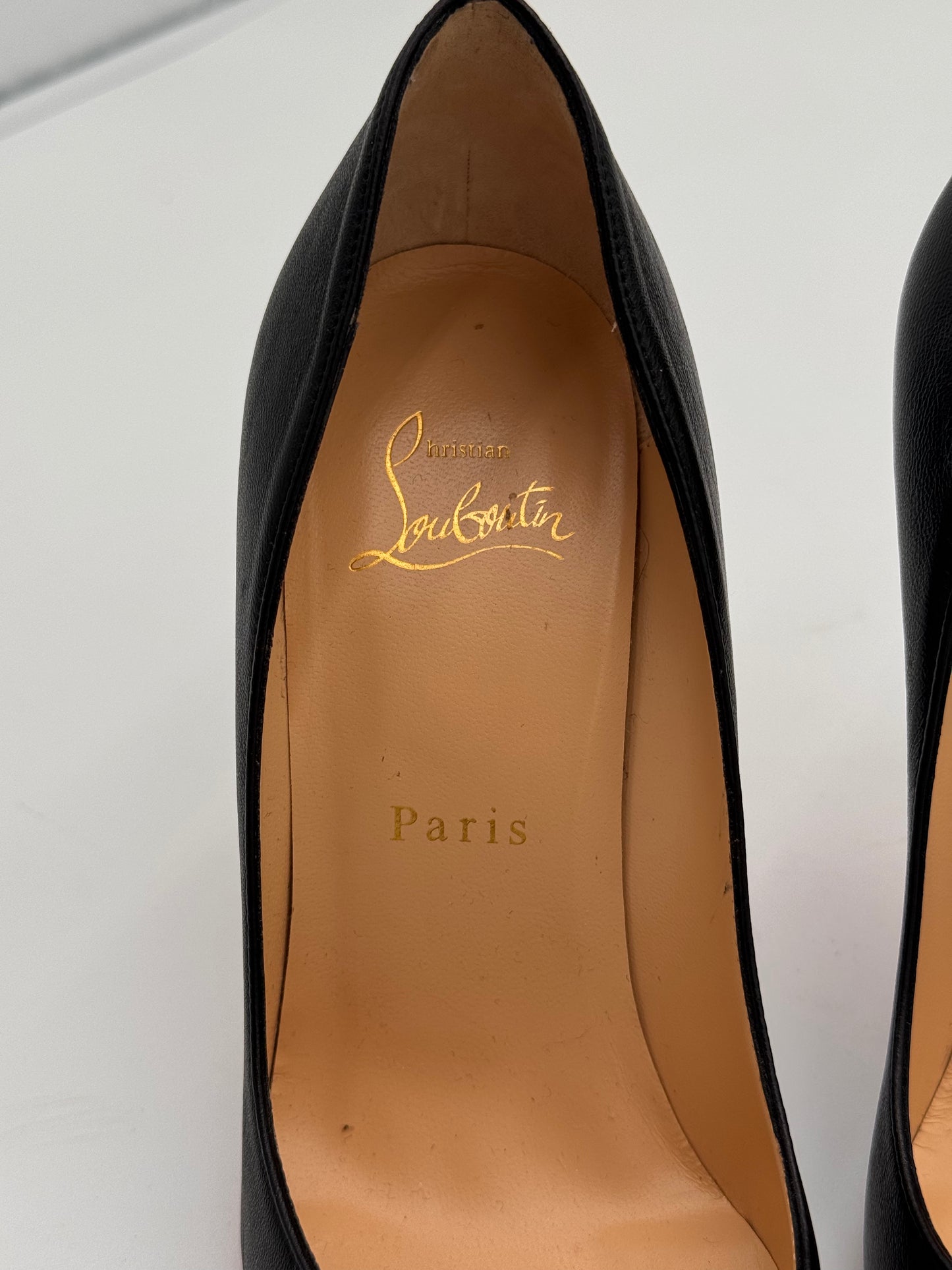Christian Louboutin 100mm Kate High Heel Pumps in Nappa Leather size 35.5