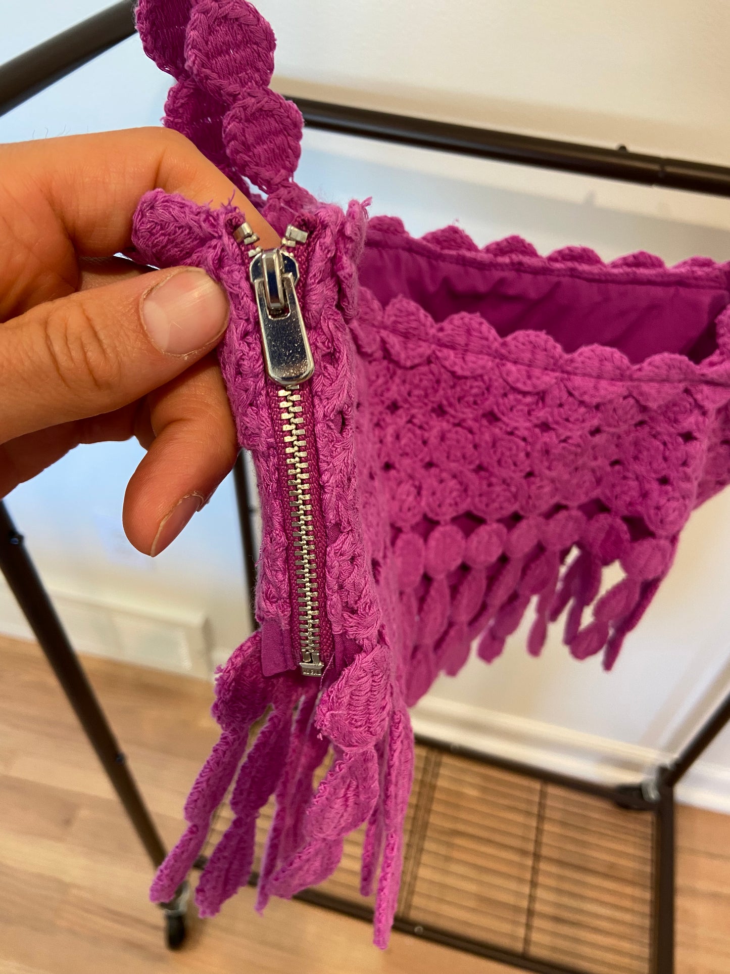 Saylor Ellie Set Purple Knit size XS