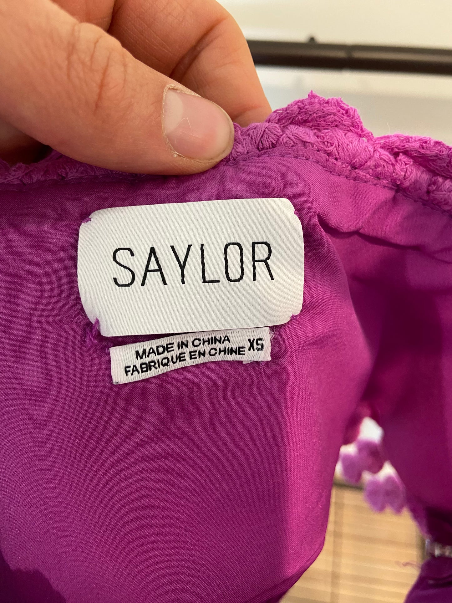 Saylor Ellie Set Purple Knit size XS