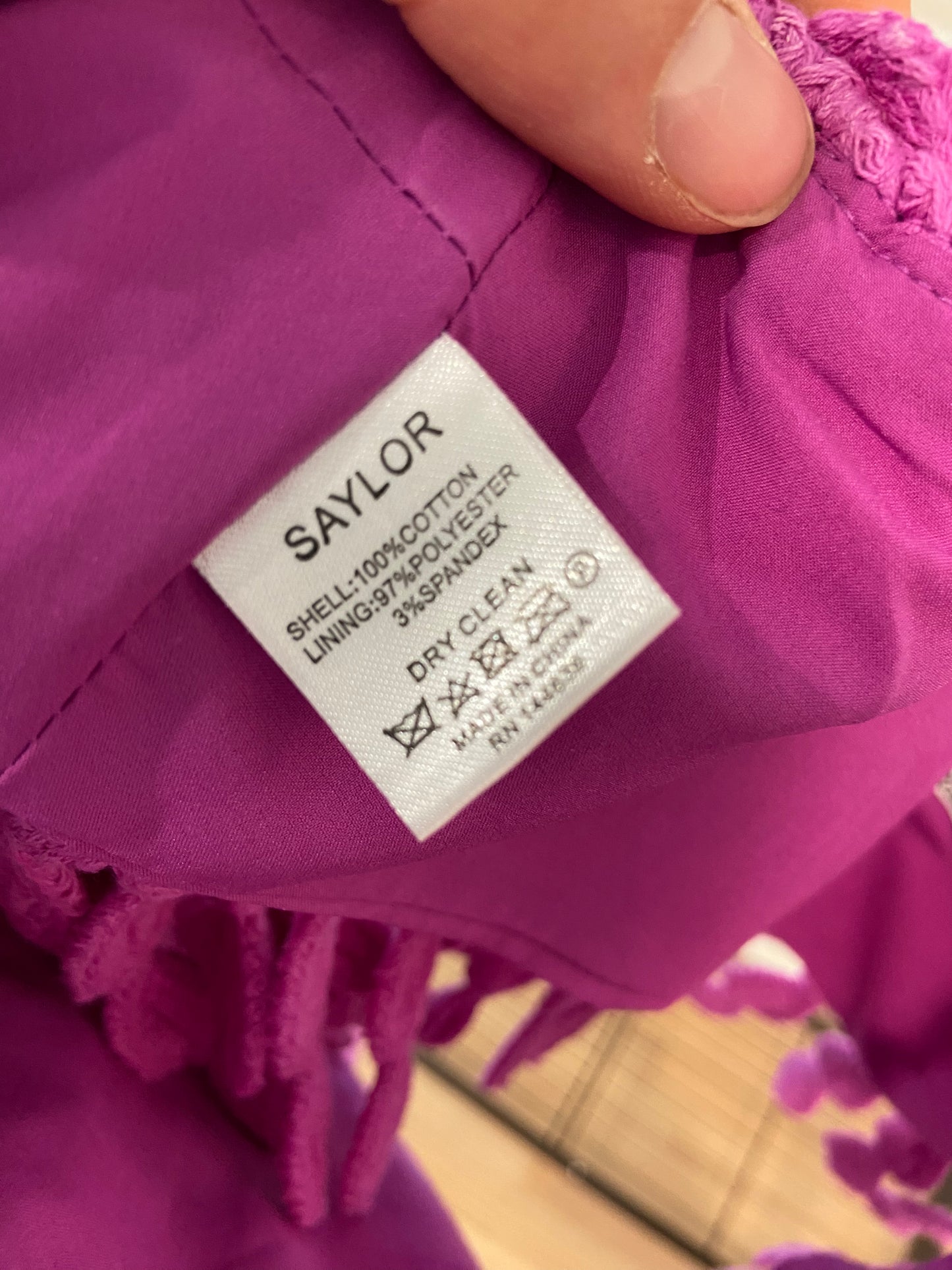 Saylor Ellie Set Purple Knit size XS