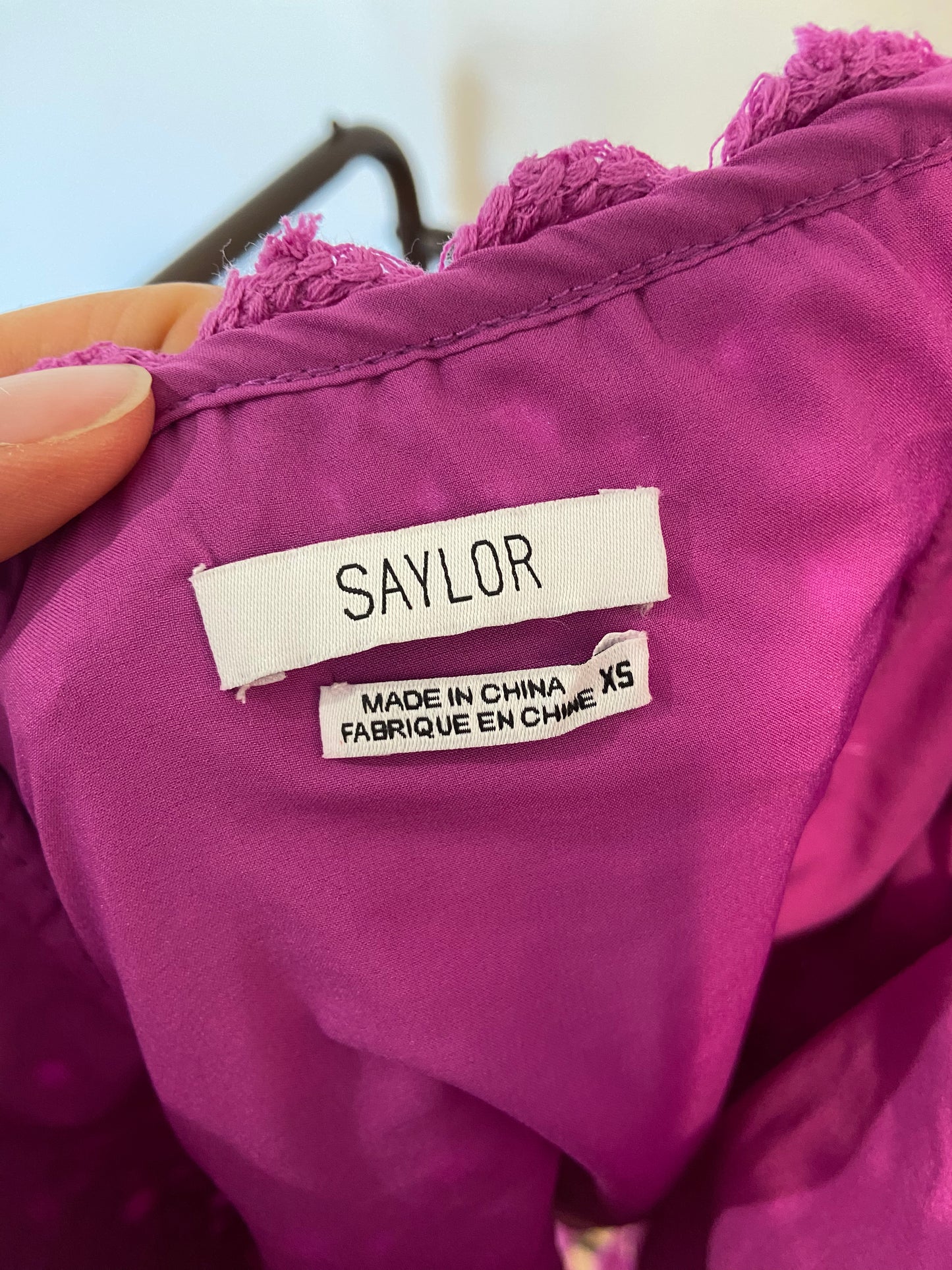 Saylor Ellie Set Purple Knit size XS