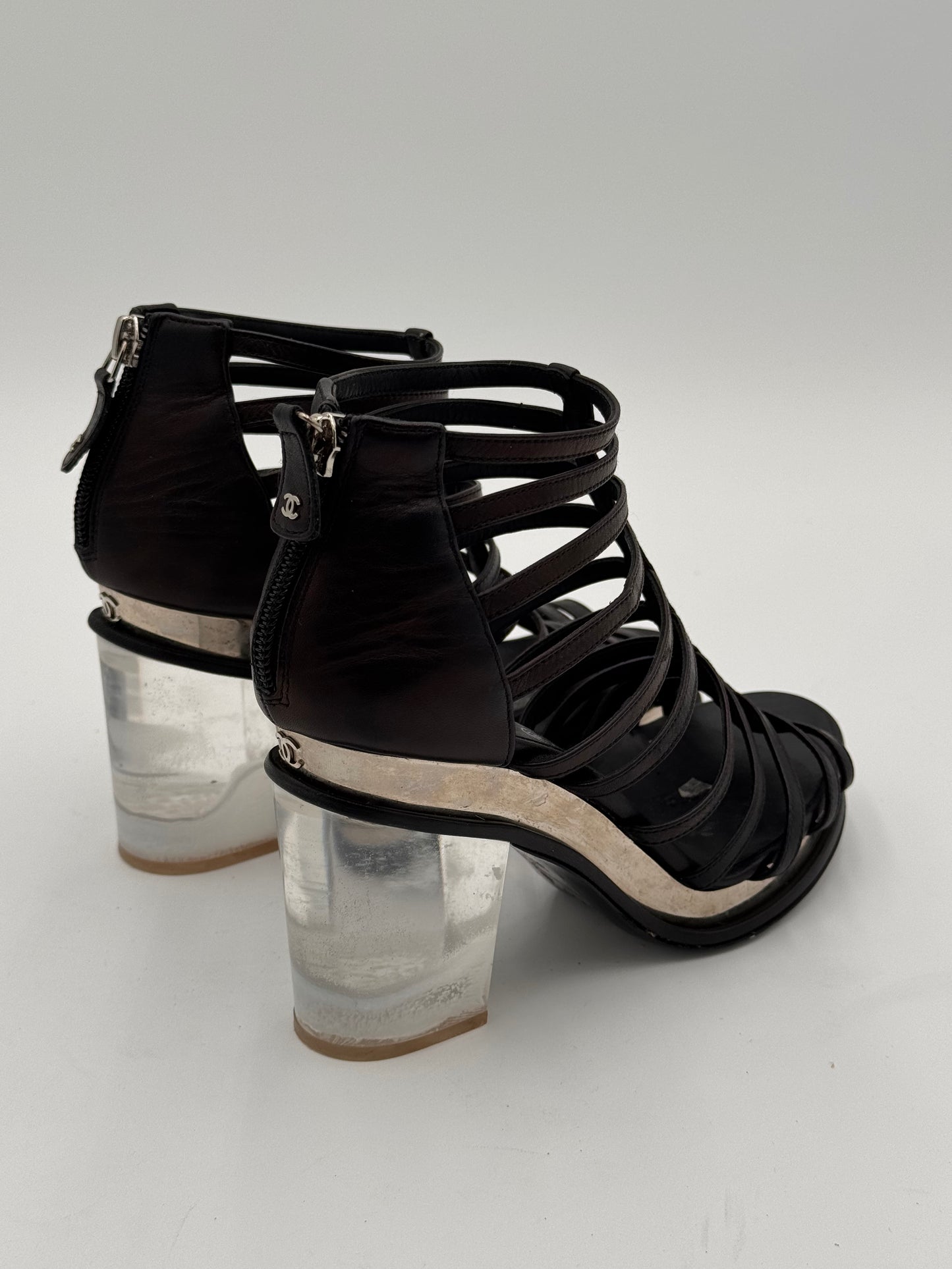 Chanel Cage Style Short Boots size 36.5