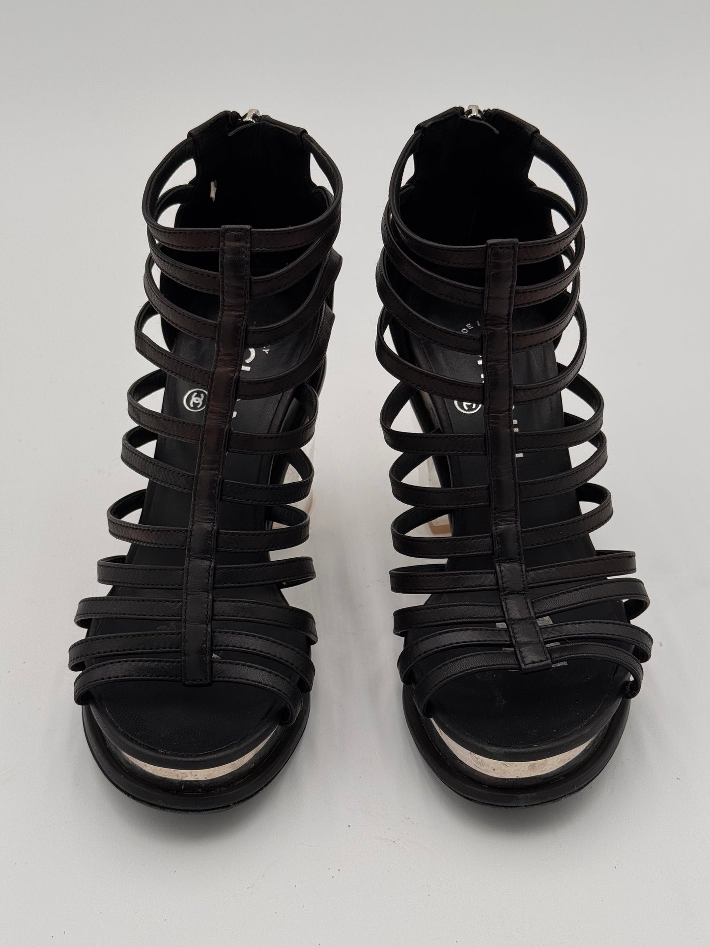 Chanel Cage Style Short Boots size 36.5