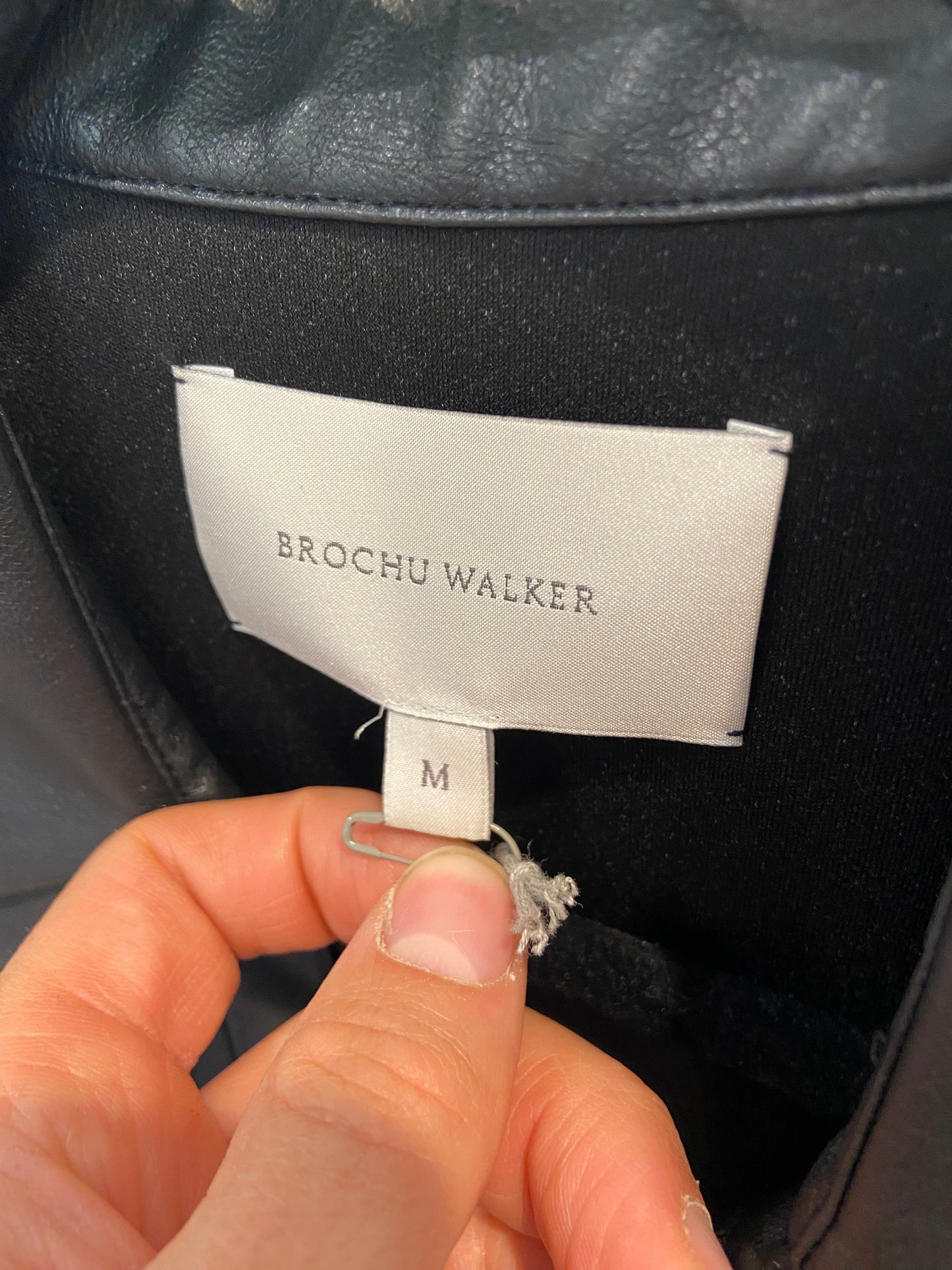 Brochu Walker The Havana Vegan Leather Dress size M