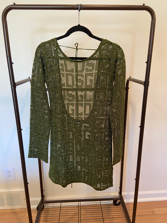 GCDS Monogram-Knit Mini Dress size S