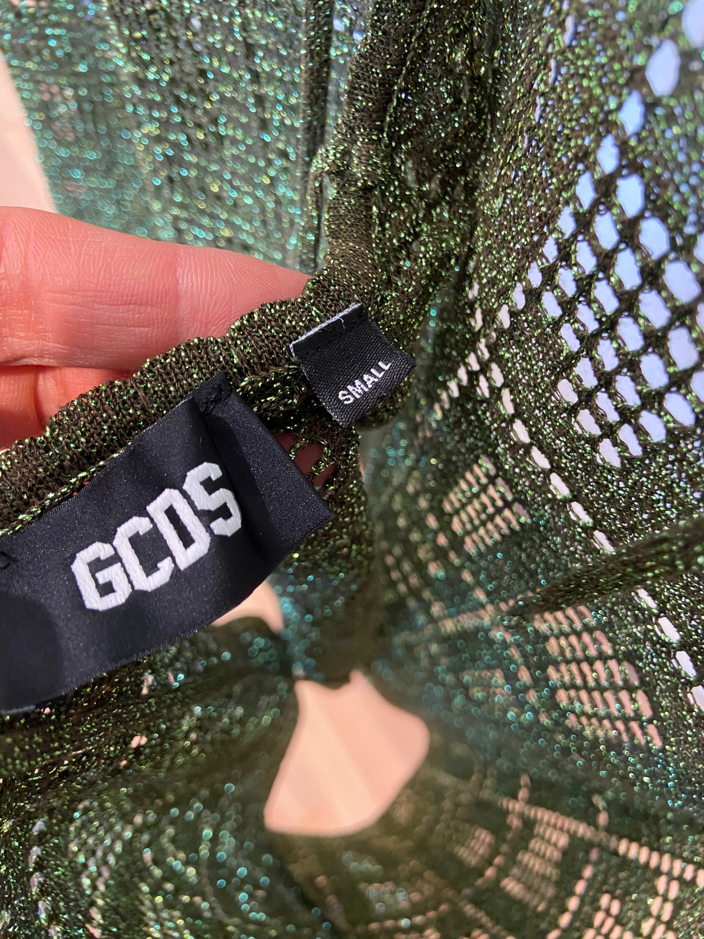 GCDS Monogram-Knit Mini Dress size S