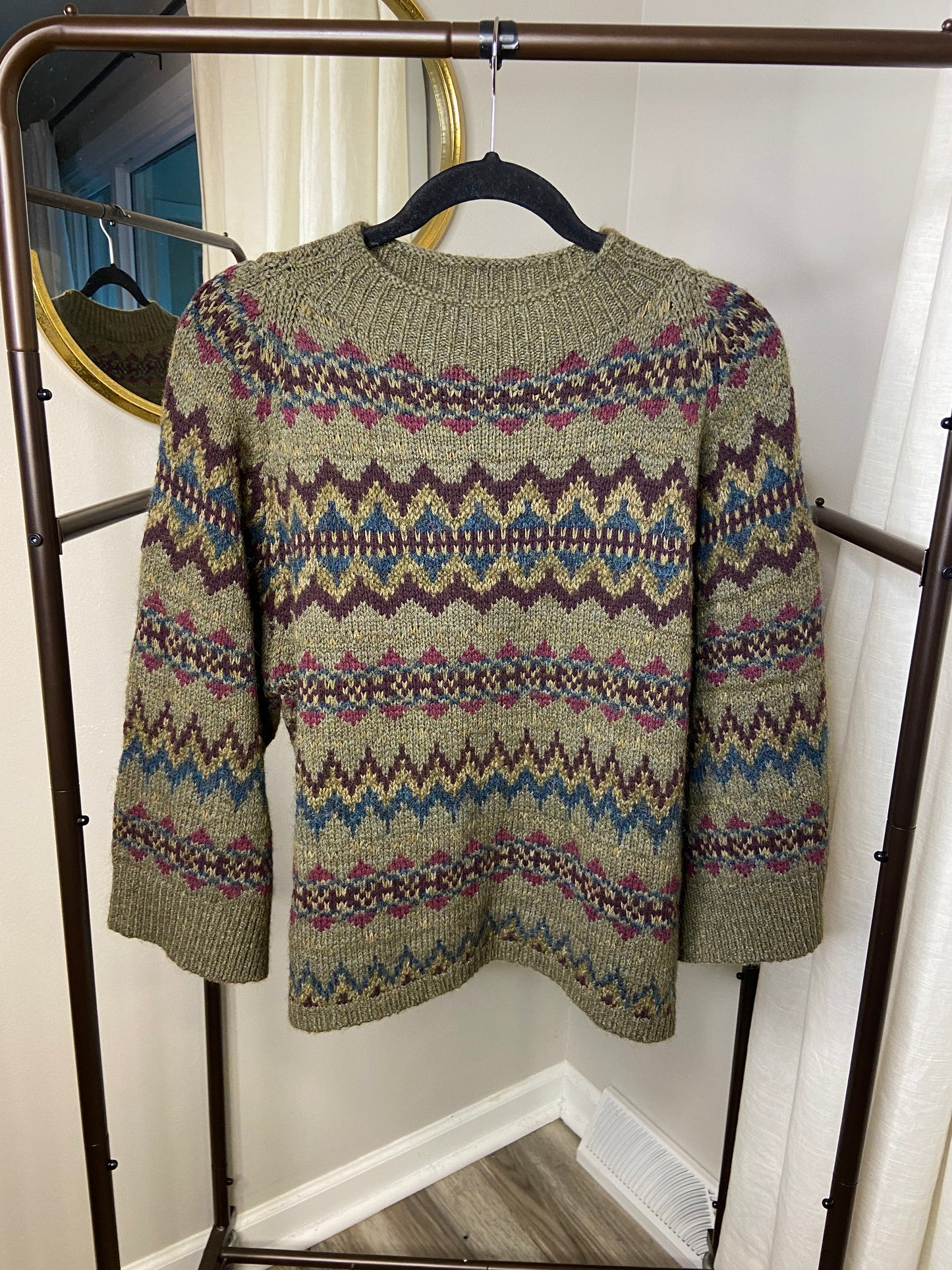 Polo Ralph Lauren  Fair Isle Wool-Blend Sweater size L