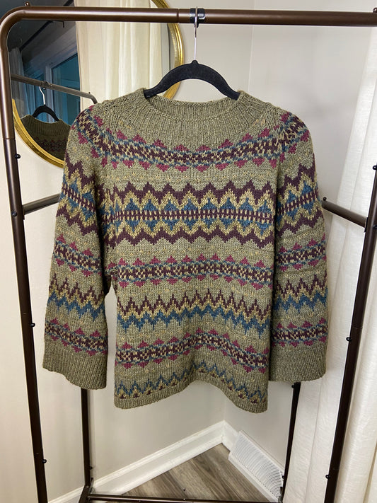 Polo Ralph Lauren  Fair Isle Wool-Blend Sweater size L